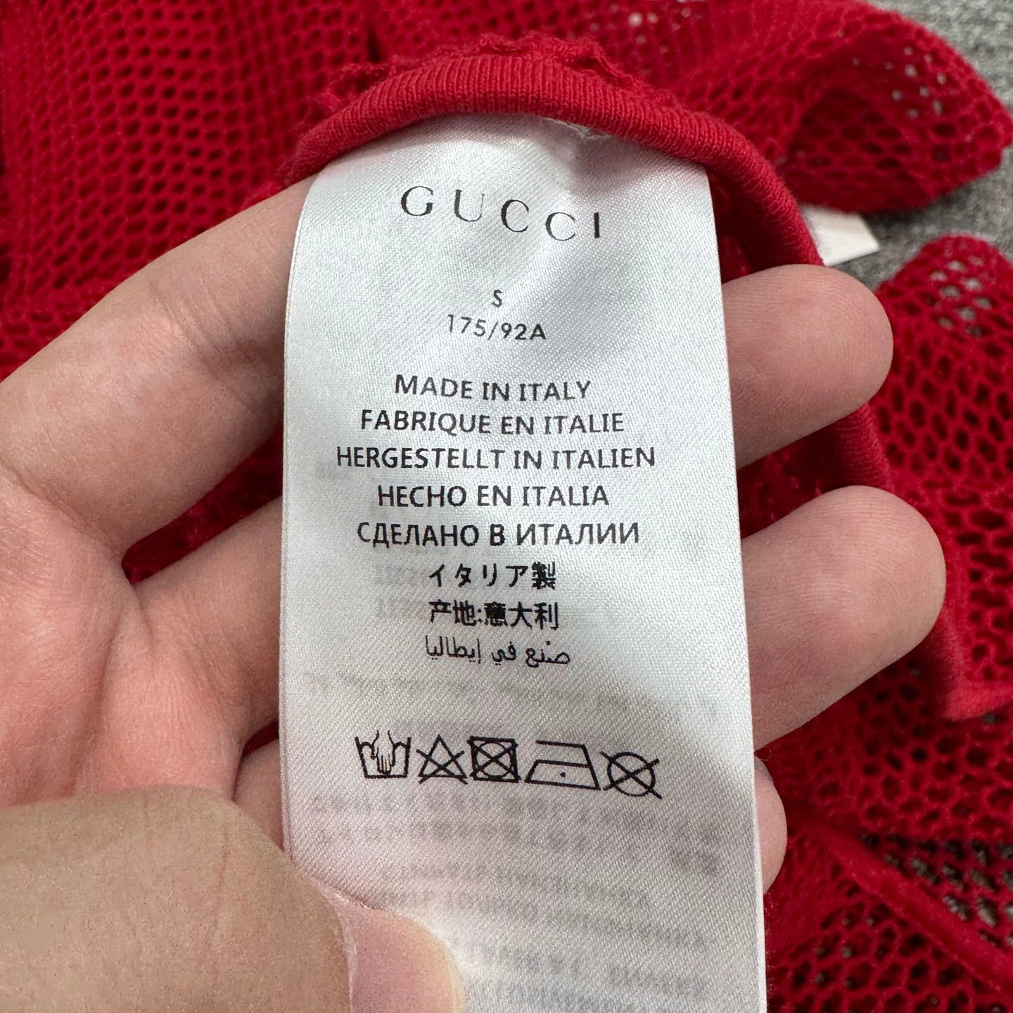 Gucci Gucci Mesh Long Sleeve Shirt Size S Size US S / EU 44-46 / 1 - 4 Thumbnail