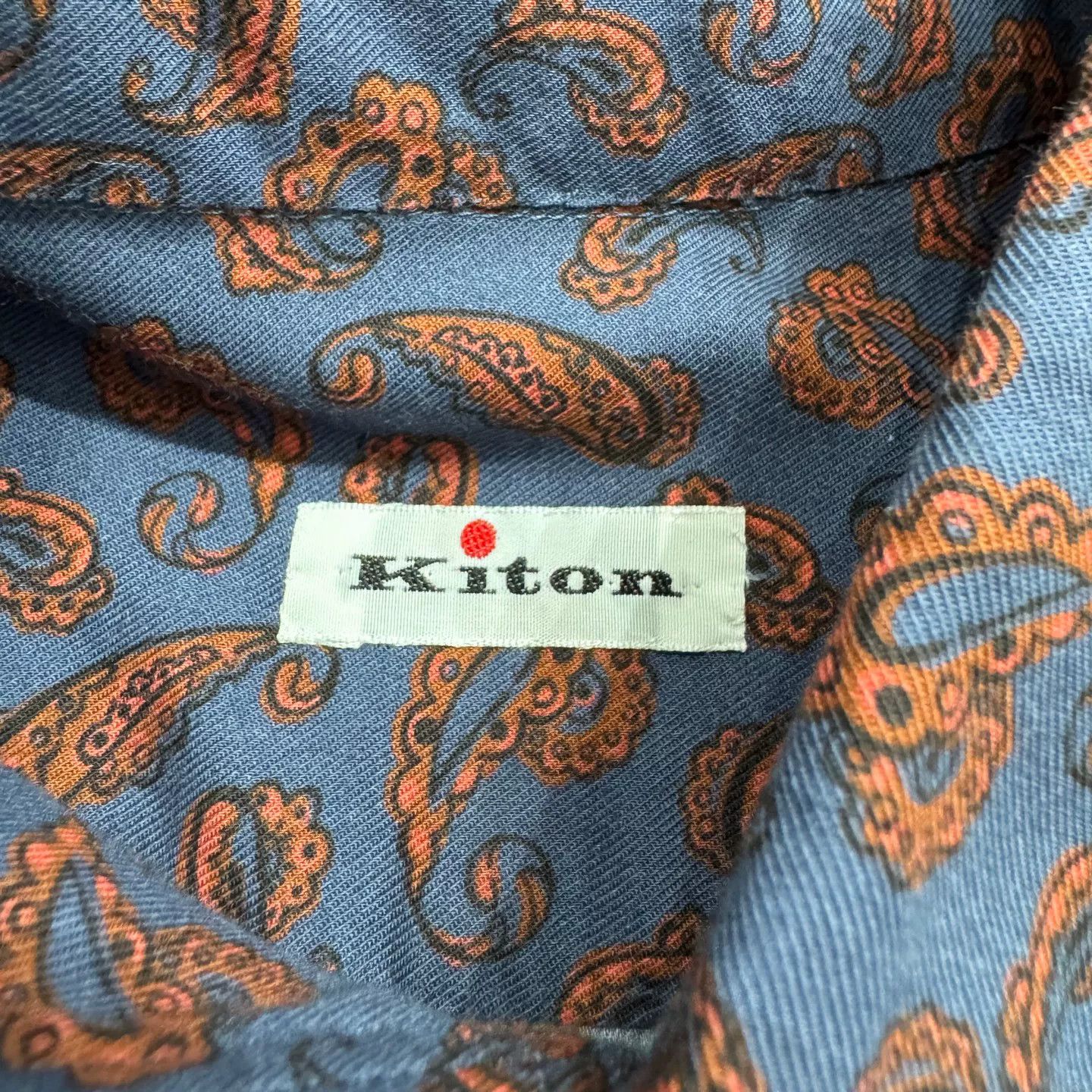 Kiton Kiton Paisley Print Shirt Size 38 Size US S / EU 44-46 / 1 - 4 Thumbnail