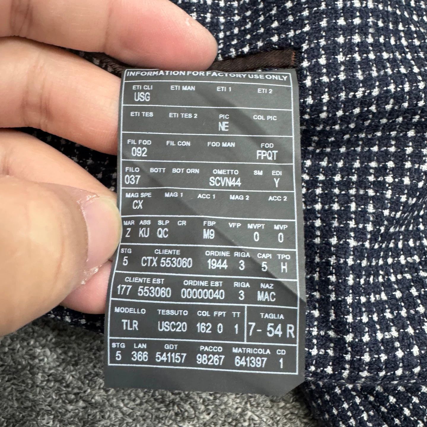 Ermenegildo Zegna Ermenegildo Zegna Checked Wool Blazer Size 44R Size 44R - 4 Thumbnail