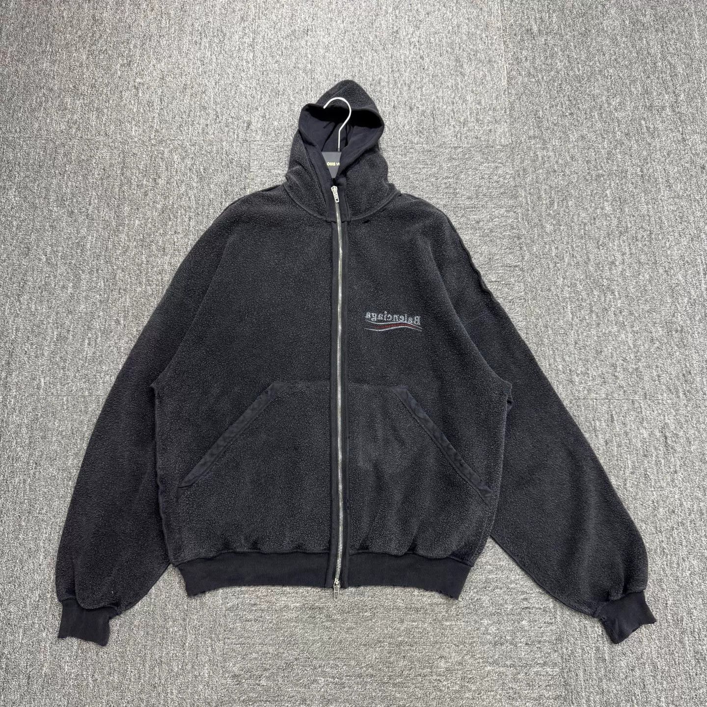 Balenciaga Balenciaga Logo Embroidery Zip Hoodie Size S Size US S / EU 44-46 / 1 - 2 Thumbnail