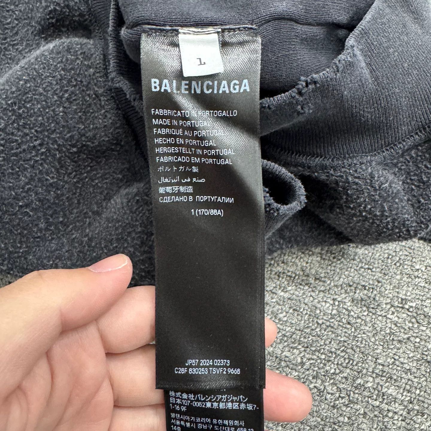 Balenciaga Balenciaga Logo Embroidery Zip Hoodie Size S Size US S / EU 44-46 / 1 - 4 Thumbnail