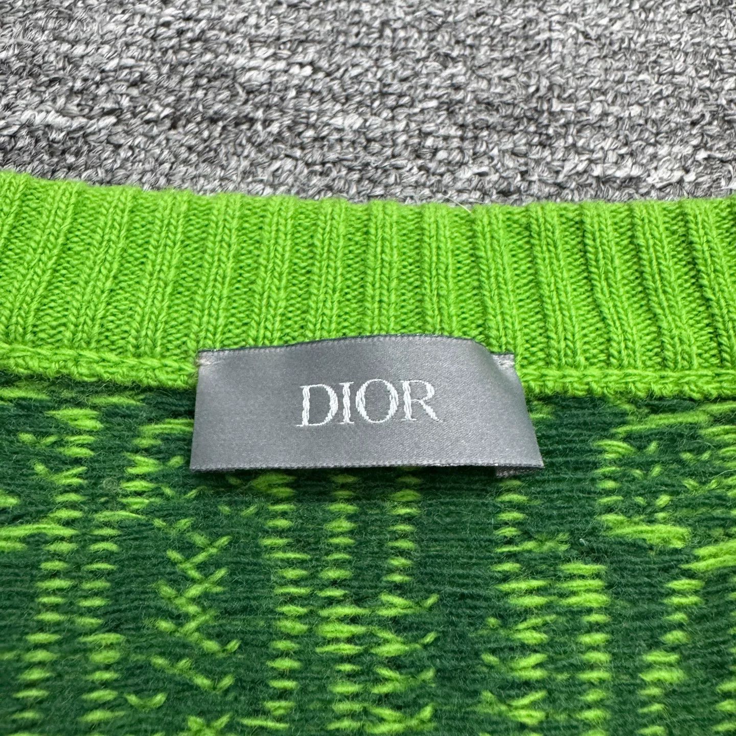 Dior Dior x Stussy Logo Wool Sweater Size M Size US M / EU 48-50 / 2 - 3 Thumbnail
