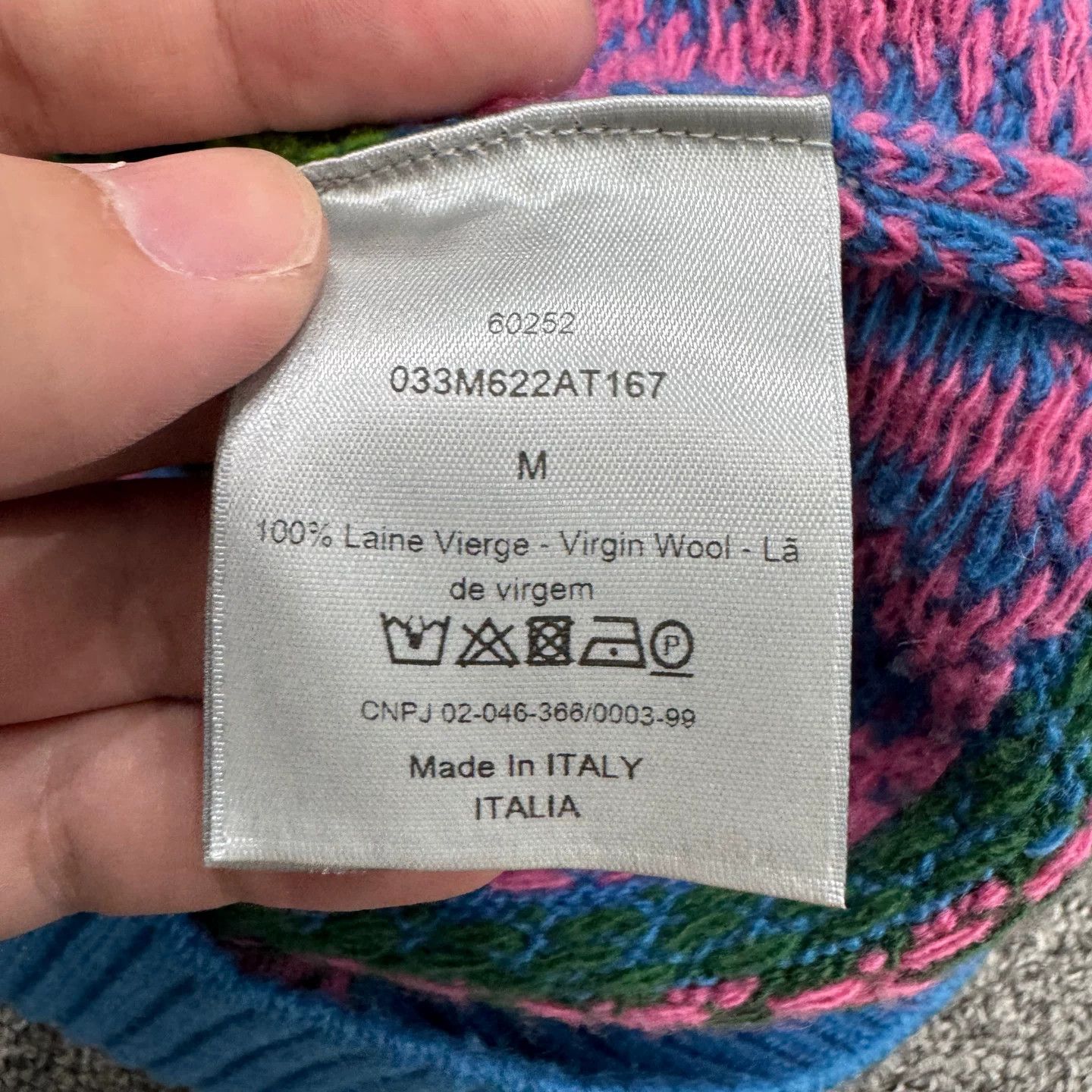 Dior Dior x Stussy Logo Wool Sweater Size M Size US M / EU 48-50 / 2 - 4 Thumbnail