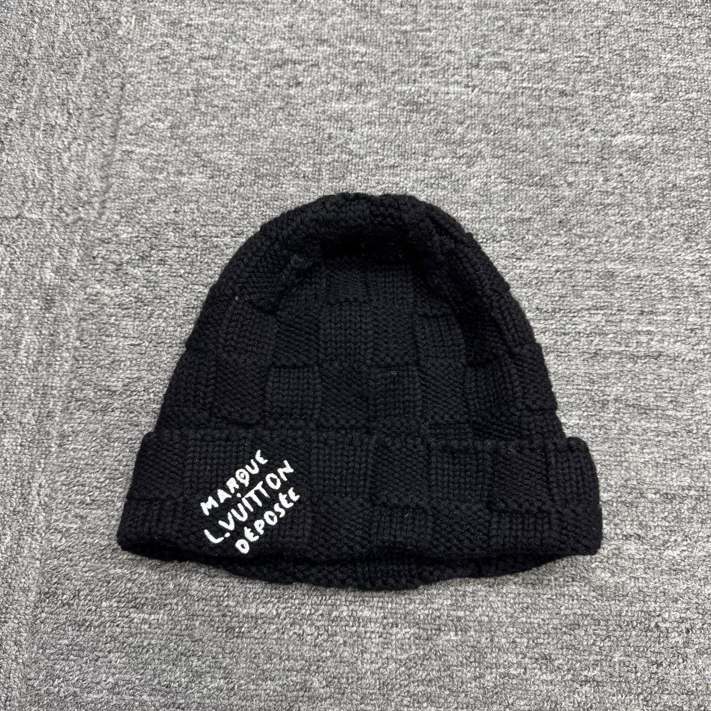Louis Vuitton Louis Vuitton Embroidered Wool Beanie ONE SIZE Size ONE SIZE - 2 Thumbnail