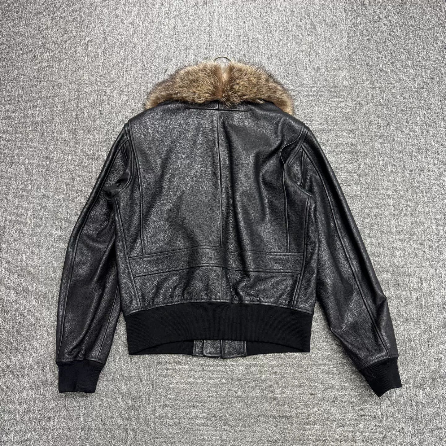 Givenchy Givenchy Raccoon Fur Trim Leather Jacket Size 48 Size US M / EU 48-50 / 2 - 6 Thumbnail
