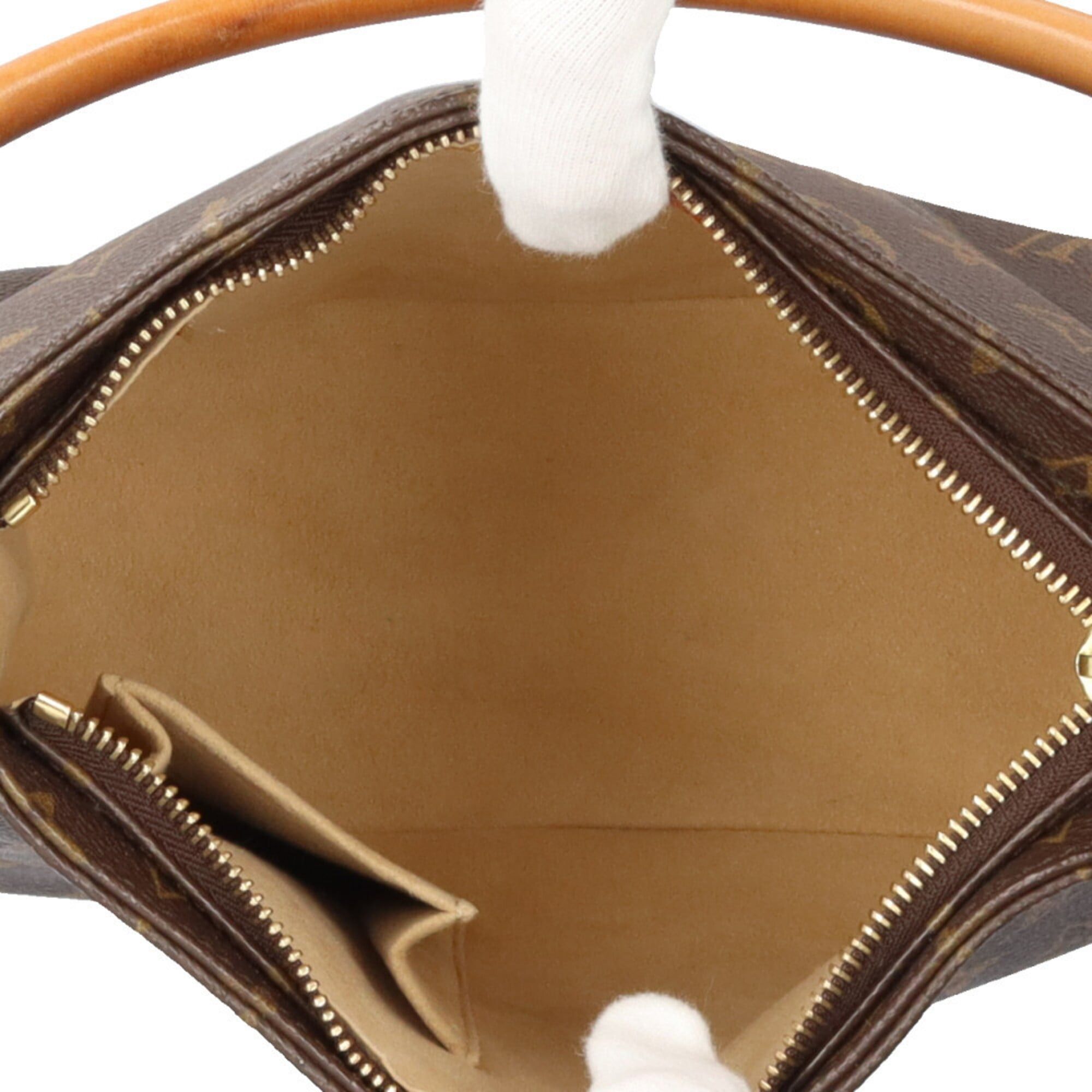 Louis Vuitton Louis Vuitton Looping MM Monogram Shoulder Bag, Canvas M51146, Brown, Women's, LOUIS VUITTON, Used Size ONE SIZE - 8 Thumbnail
