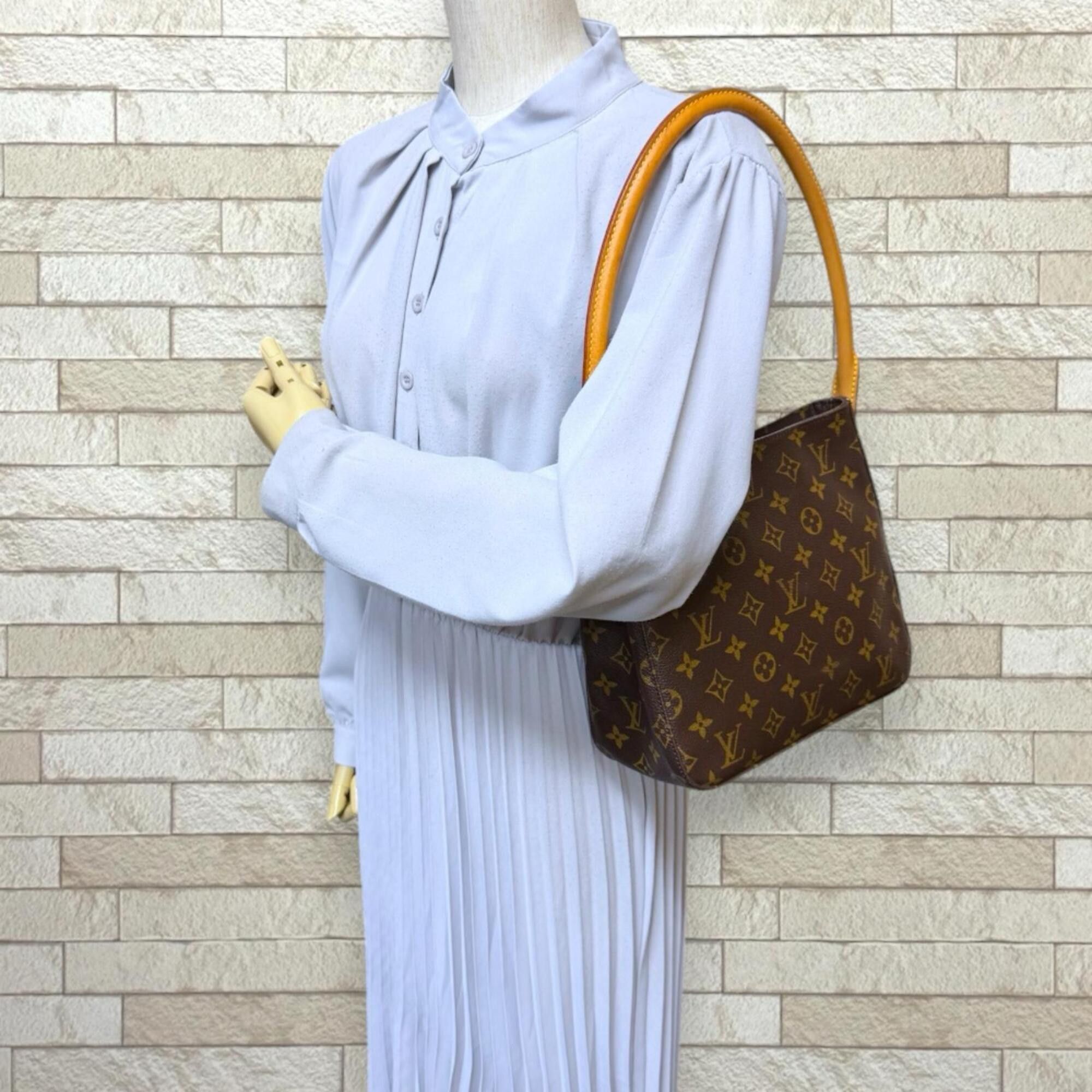 Louis Vuitton Louis Vuitton Looping MM Monogram Shoulder Bag, Canvas M51146, Brown, Women's, LOUIS VUITTON, Used Size ONE SIZE - 2 Thumbnail