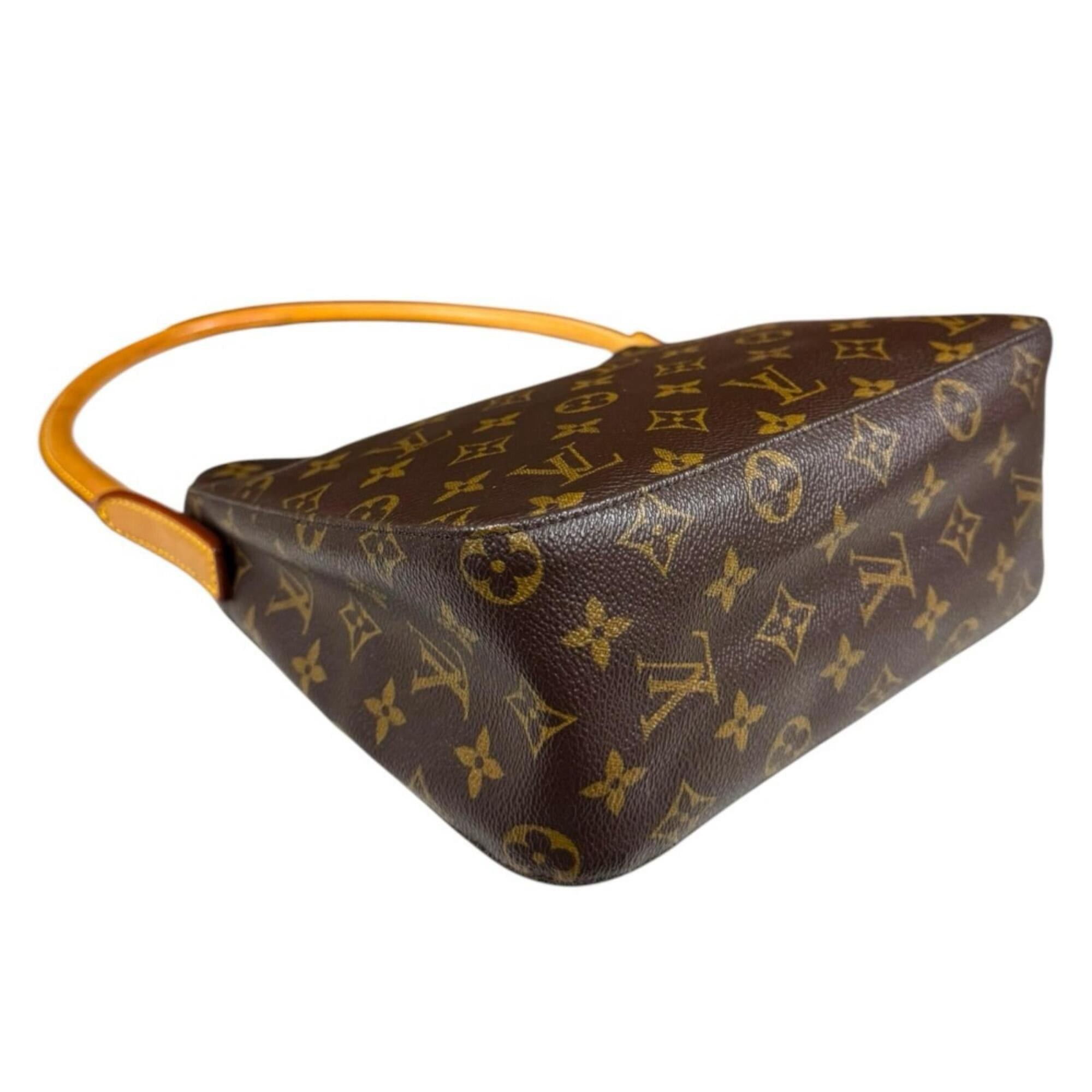 Louis Vuitton Louis Vuitton Looping MM Monogram Shoulder Bag, Canvas M51146, Brown, Women's, LOUIS VUITTON, Used Size ONE SIZE - 6 Thumbnail