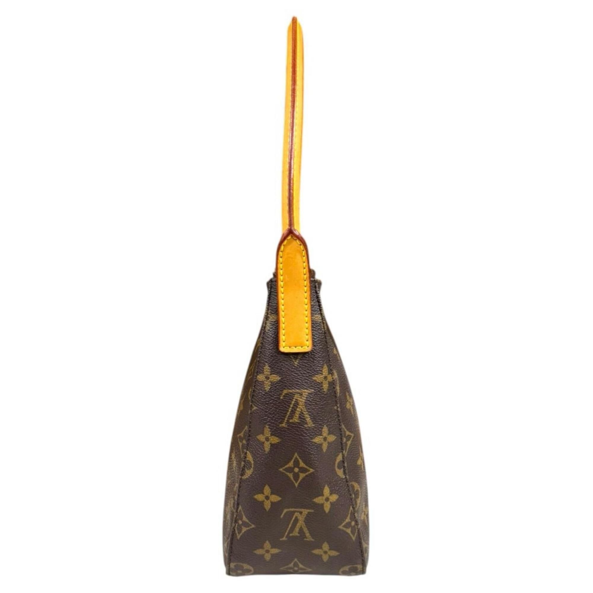Louis Vuitton Louis Vuitton Looping MM Monogram Shoulder Bag, Canvas M51146, Brown, Women's, LOUIS VUITTON, Used Size ONE SIZE - 5 Thumbnail