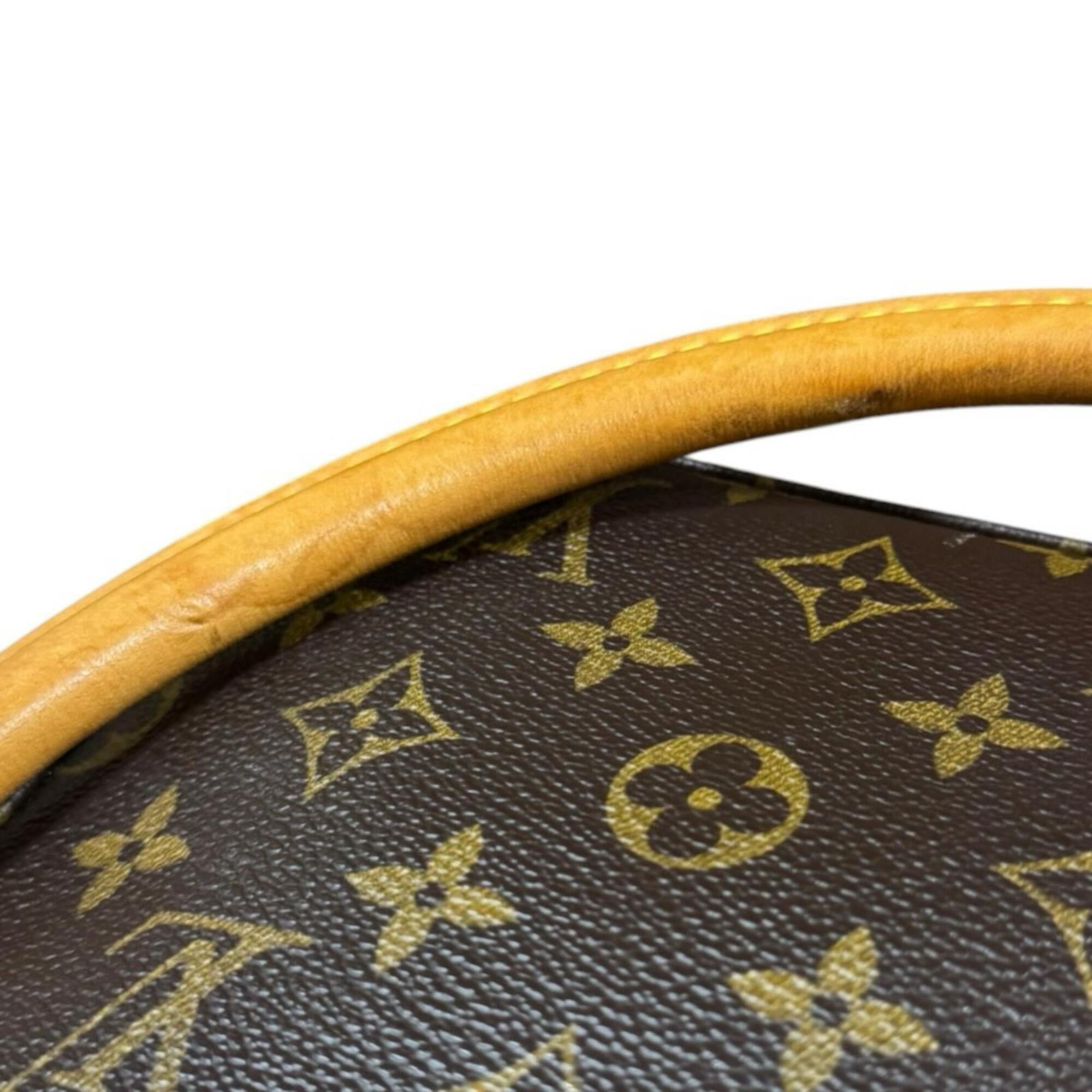 Louis Vuitton Louis Vuitton Looping MM Monogram Shoulder Bag, Canvas M51146, Brown, Women's, LOUIS VUITTON, Used Size ONE SIZE - 16 Thumbnail