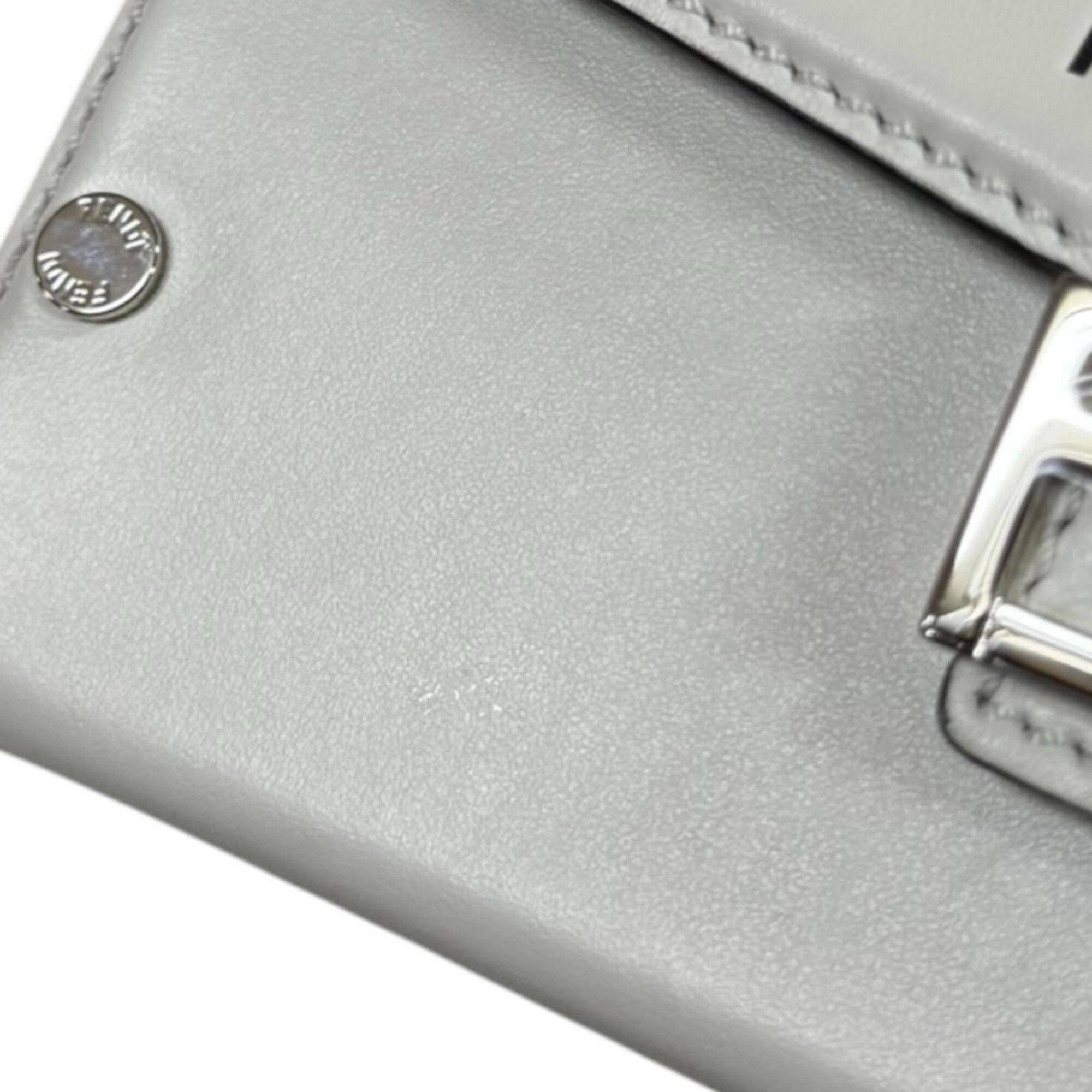 Fendi Fendi x Marc Jacobs Collaboration Baguette Phone Pouch Shoulder Bag, Leather 7AS139, White, Men's/Women's, Used, 2-way Size ONE SIZE - 10 Thumbnail
