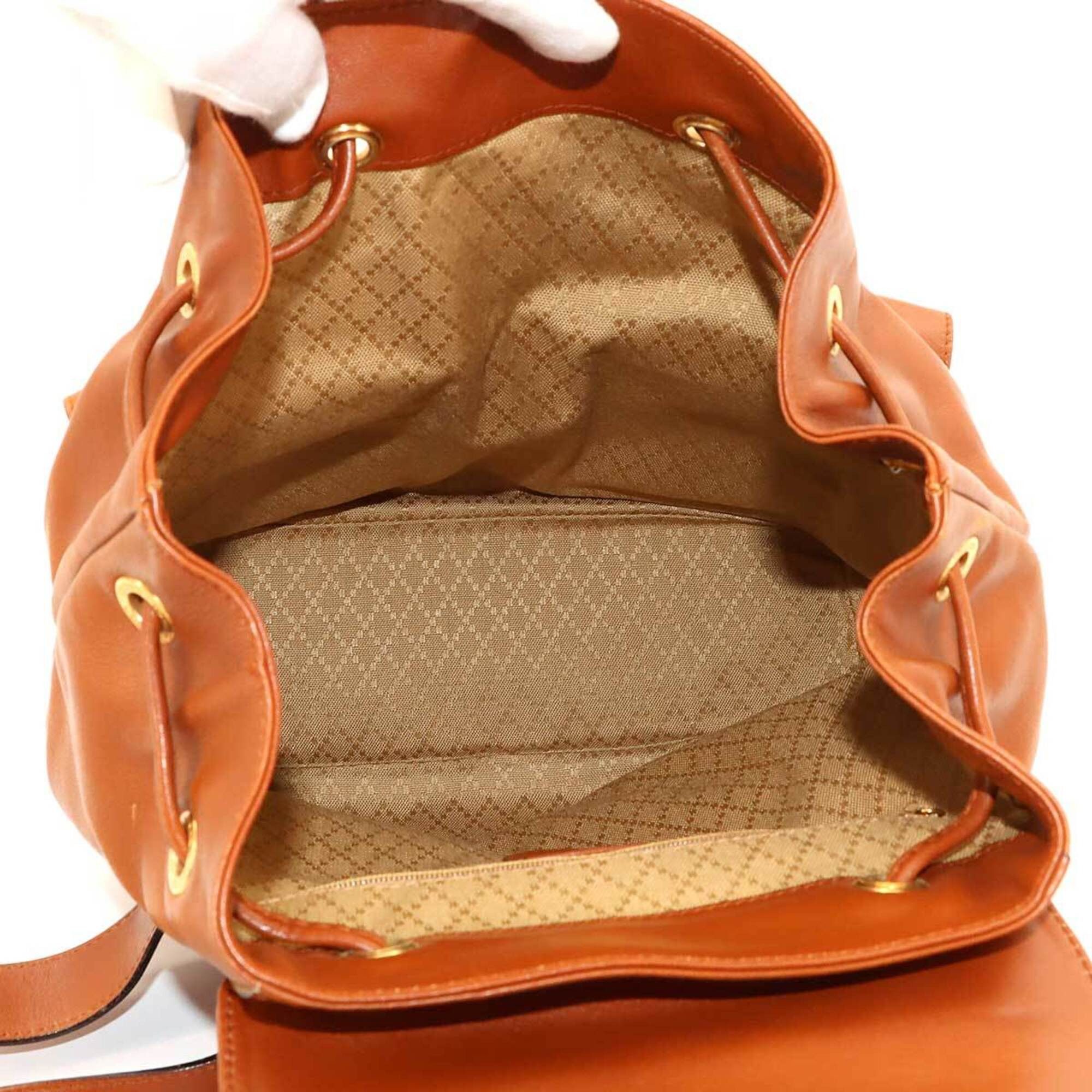 Gucci Gucci Bamboo Backpack, Leather, Brown, Gold Hardware, 003.1998.0016 Size ONE SIZE - 5 Thumbnail