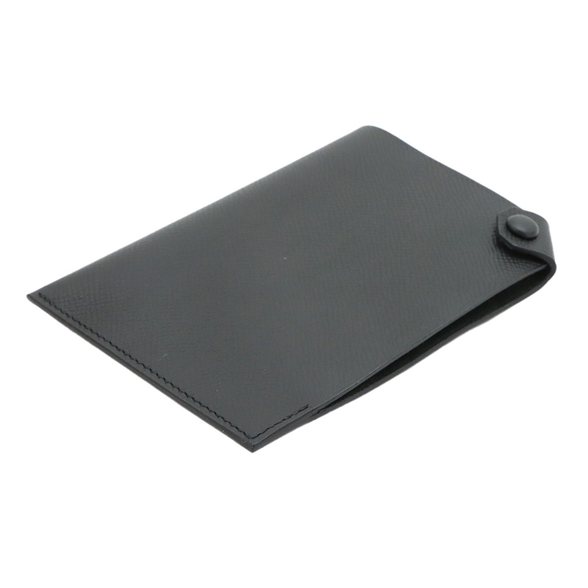 Hermes Hermes Tarmac PM Passport Case, Epsom Leather, Black, A Stamp Size ONE SIZE - 4 Thumbnail