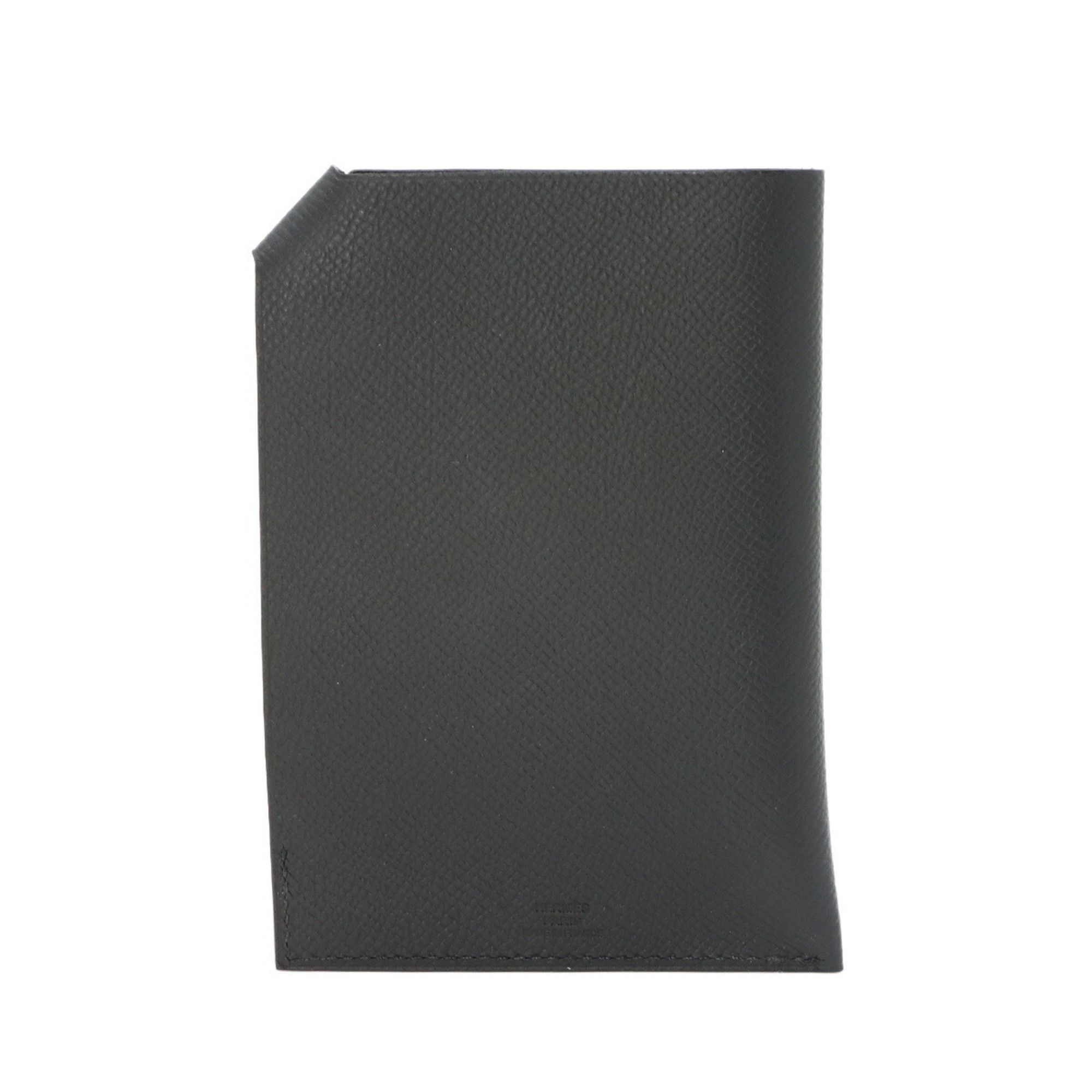 Hermes Hermes Tarmac PM Passport Case, Epsom Leather, Black, A Stamp Size ONE SIZE - 3 Thumbnail