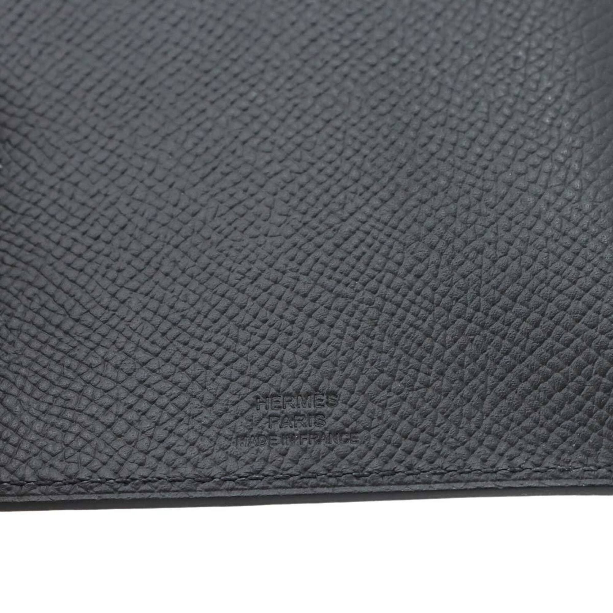Hermes Hermes Tarmac PM Passport Case, Epsom Leather, Black, A Stamp Size ONE SIZE - 8 Thumbnail