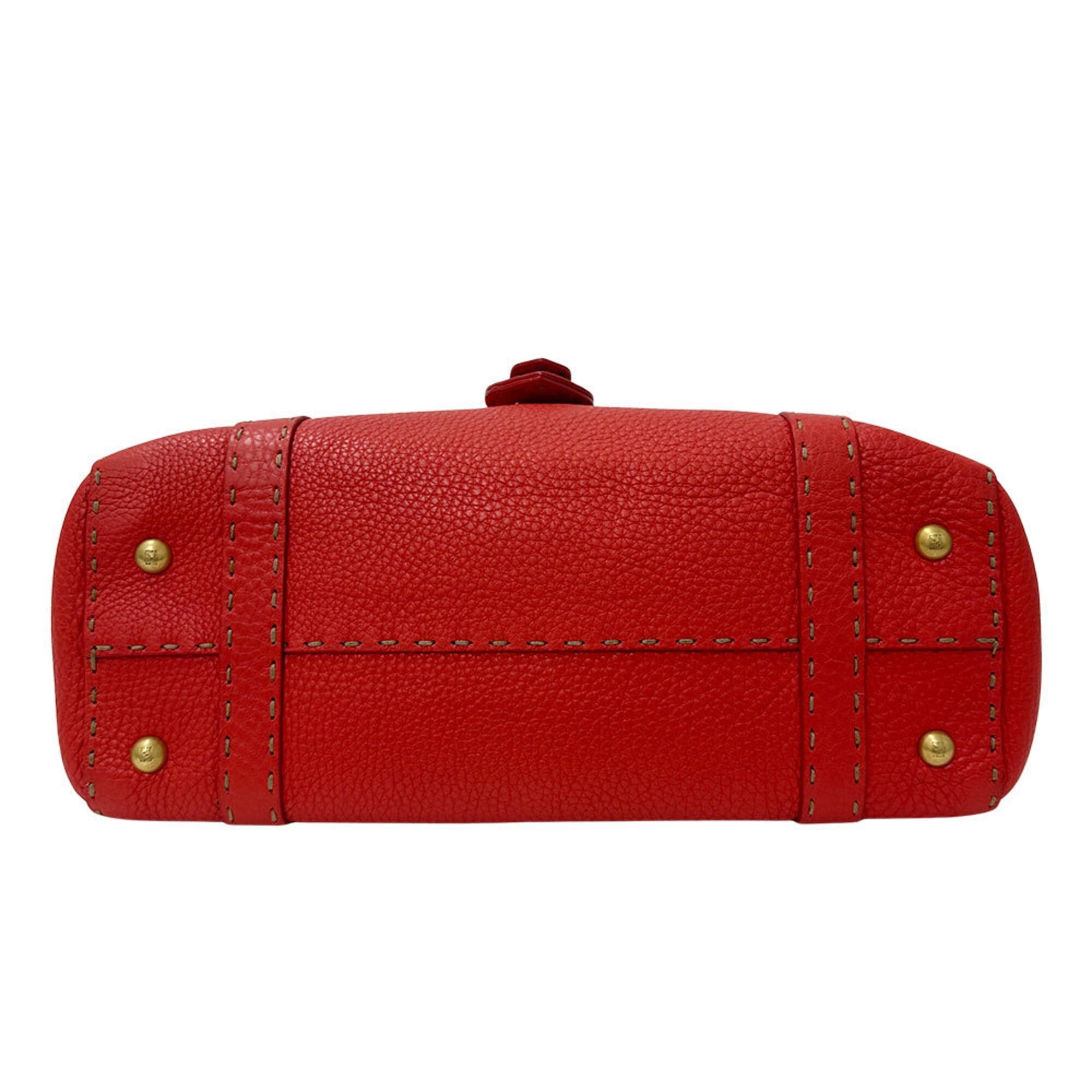 Fendi Fendi handbag for women and men, brand name, leather, Linda red. Size ONE SIZE - 3 Thumbnail
