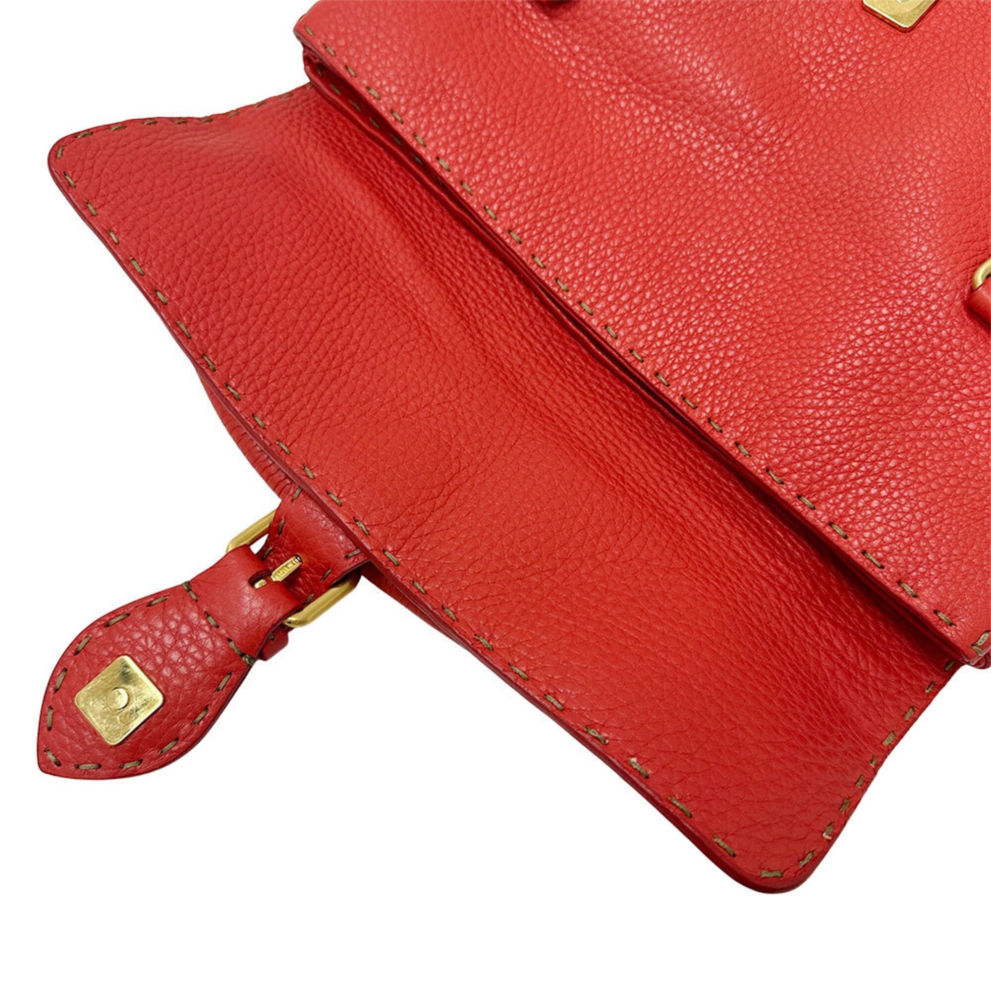 Fendi Fendi handbag for women and men, brand name, leather, Linda red. Size ONE SIZE - 9 Thumbnail