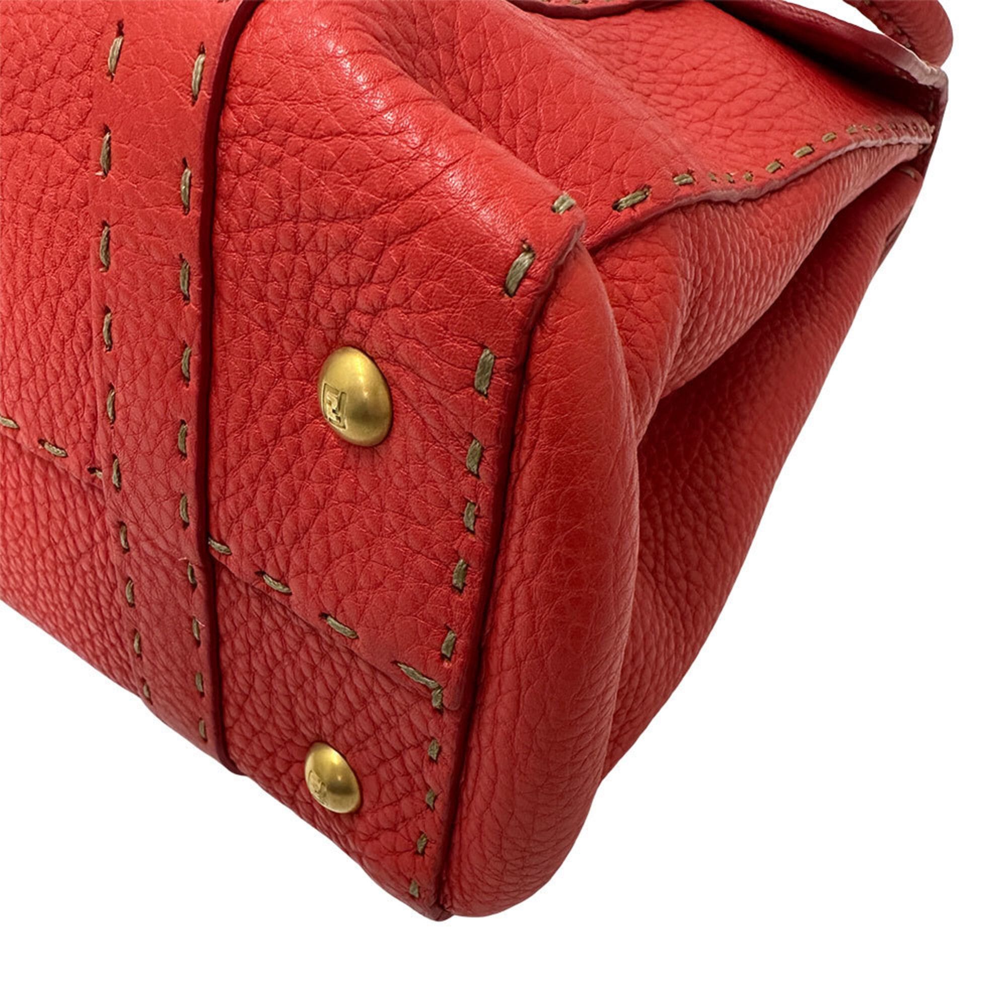 Fendi Fendi handbag for women and men, brand name, leather, Linda red. Size ONE SIZE - 5 Thumbnail