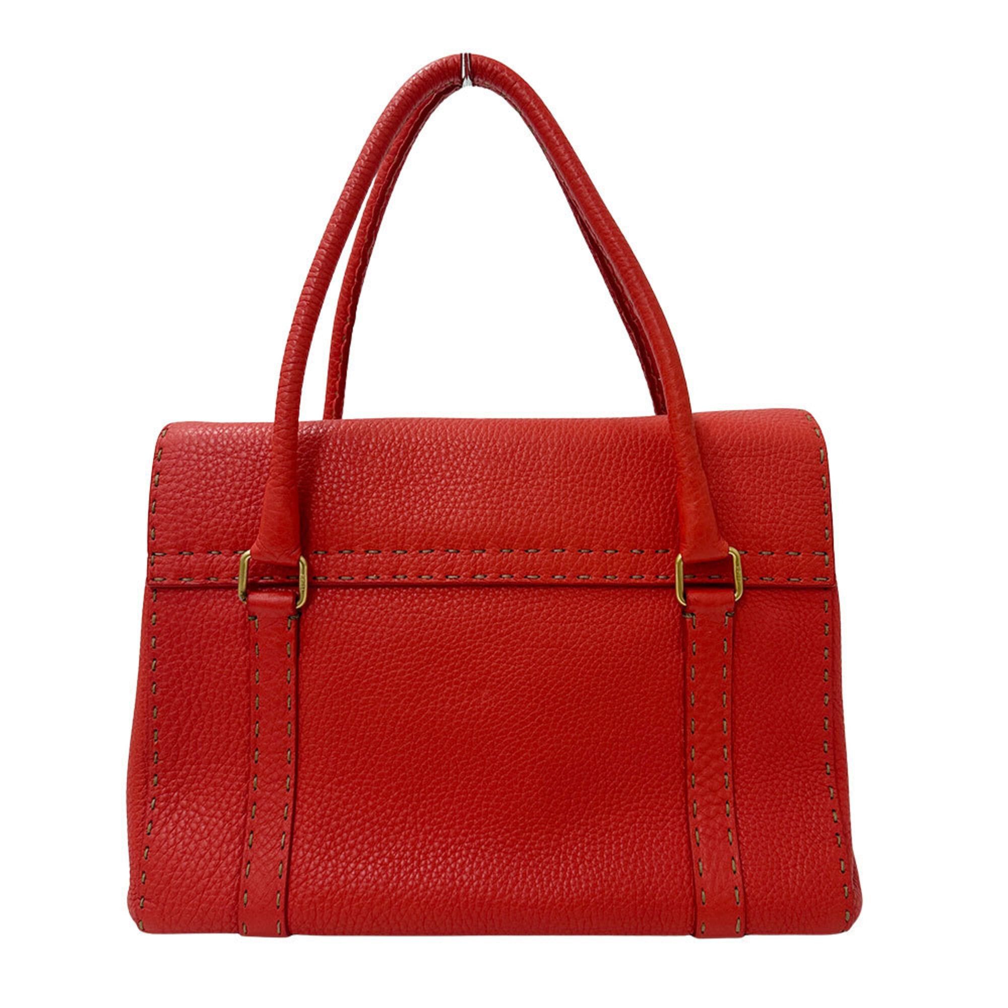 Fendi Fendi handbag for women and men, brand name, leather, Linda red. Size ONE SIZE - 2 Thumbnail