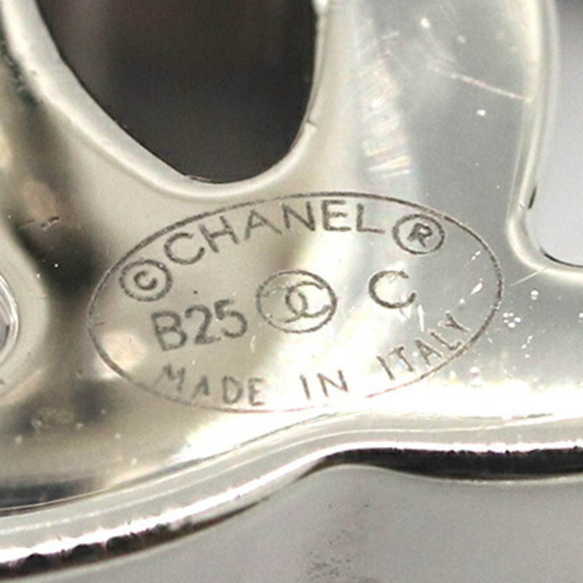 Chanel Chanel Single Earring, Coco Mark, ABE835, Silver Metal Strass, B25C, 2025 Model, Ear Stud Women's, CHANEL | High-Quality Accessory, Item Size ONE SIZE - 4 Thumbnail