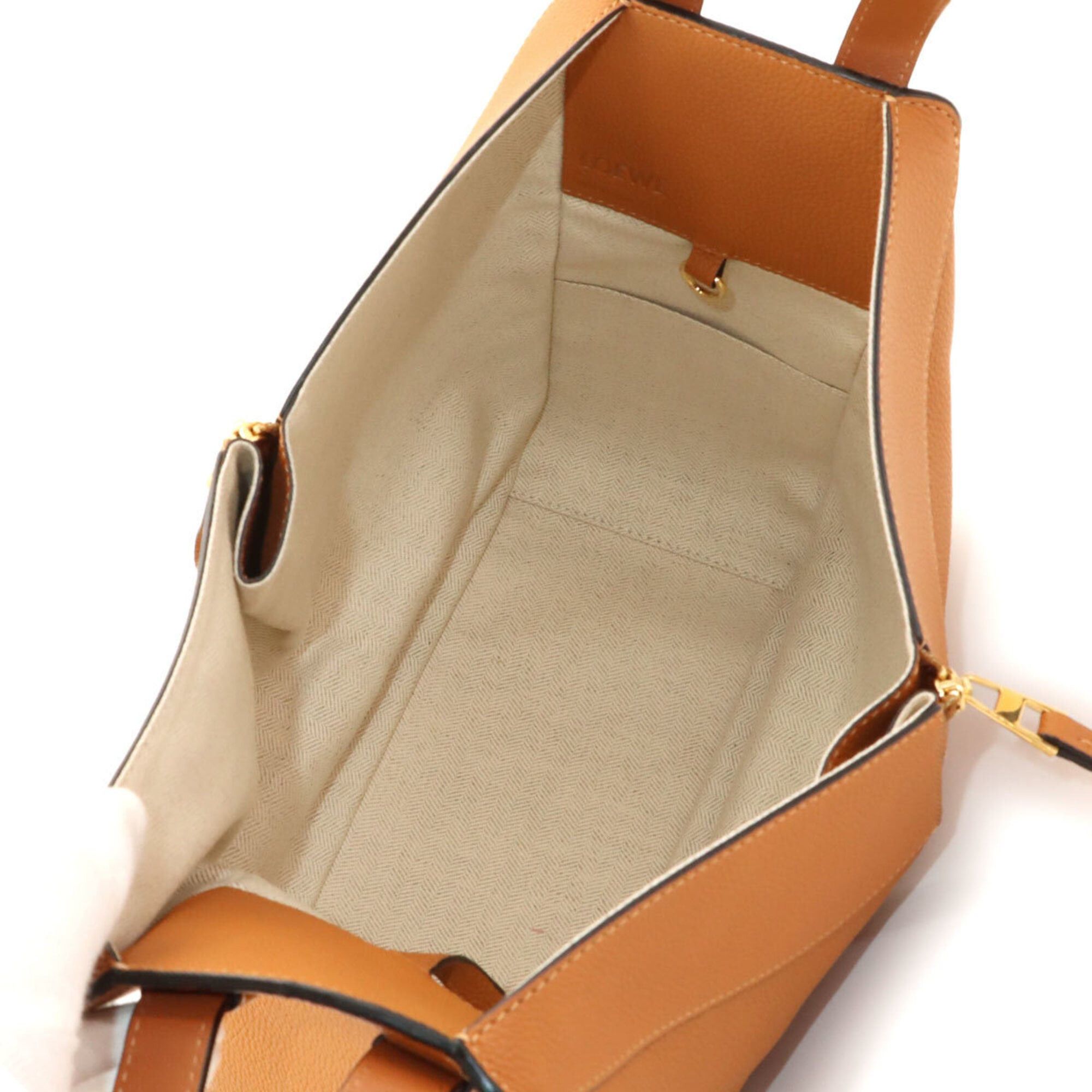 Loewe LOEWE Hammock Small 2-way Handbag Shoulder Bag Leather Brown Gold Hardware Size ONE SIZE - 6 Thumbnail
