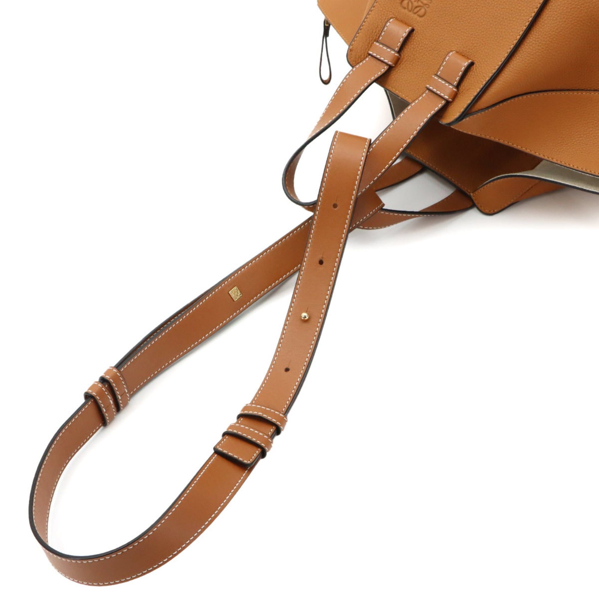 Loewe LOEWE Hammock Small 2-way Handbag Shoulder Bag Leather Brown Gold Hardware Size ONE SIZE - 5 Thumbnail