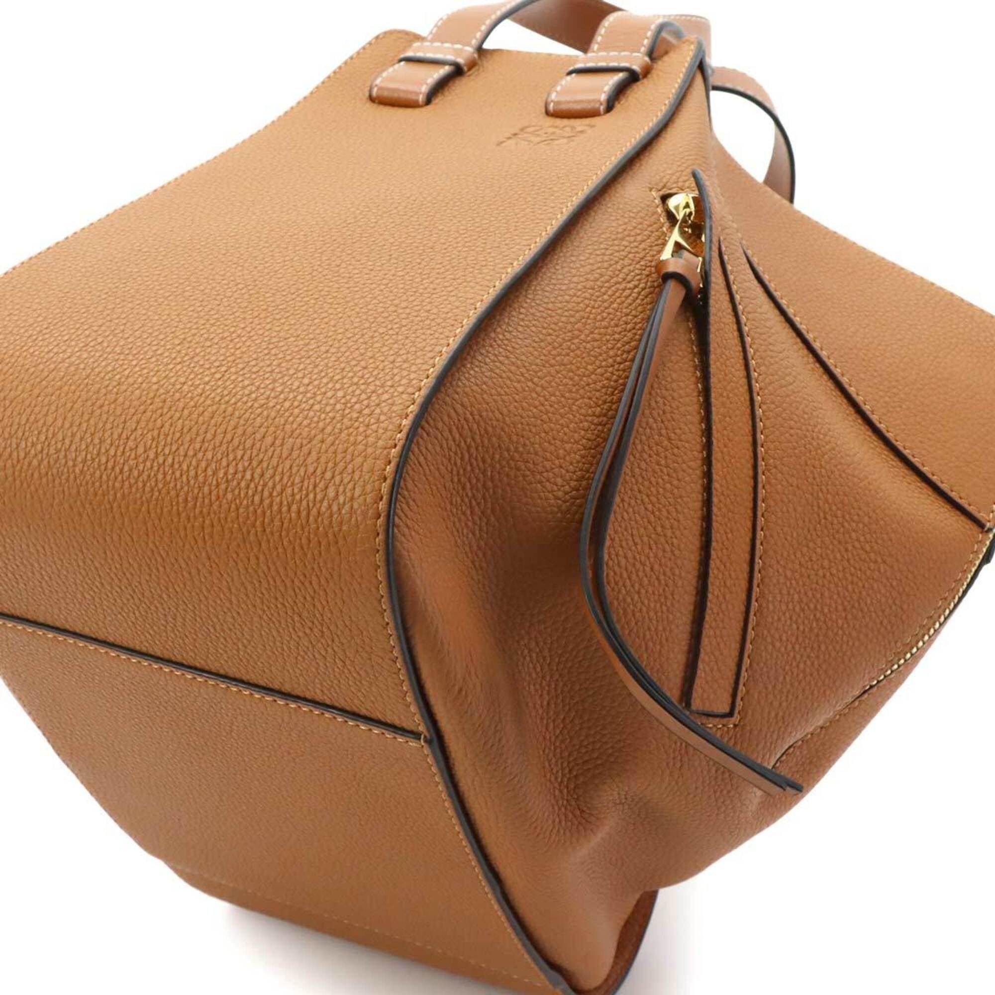 Loewe LOEWE Hammock Small 2-way Handbag Shoulder Bag Leather Brown Gold Hardware Size ONE SIZE - 9 Thumbnail