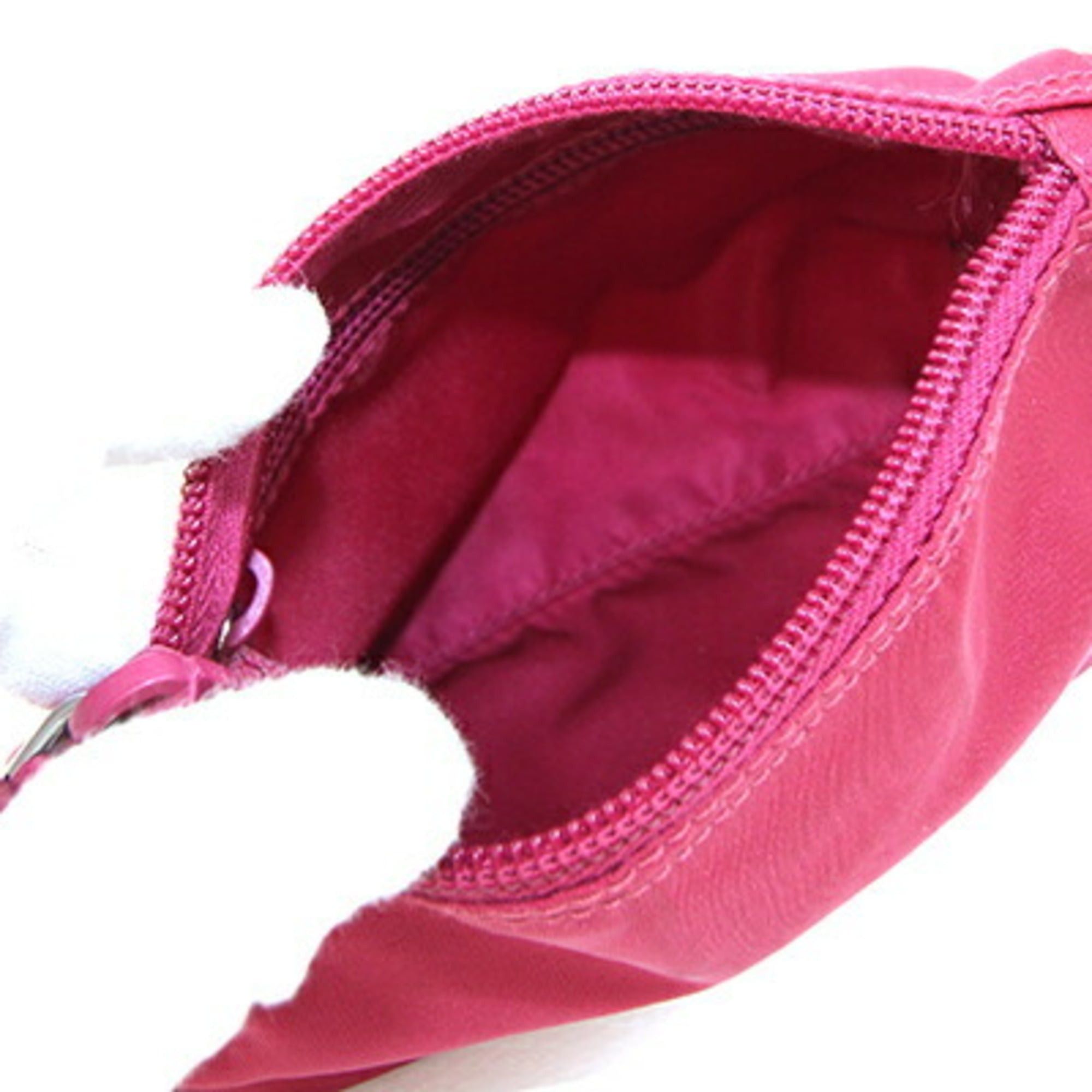 Prada Prada handbag pouch, pink nylon, makeup women's PRADA Size ONE SIZE - 3 Thumbnail