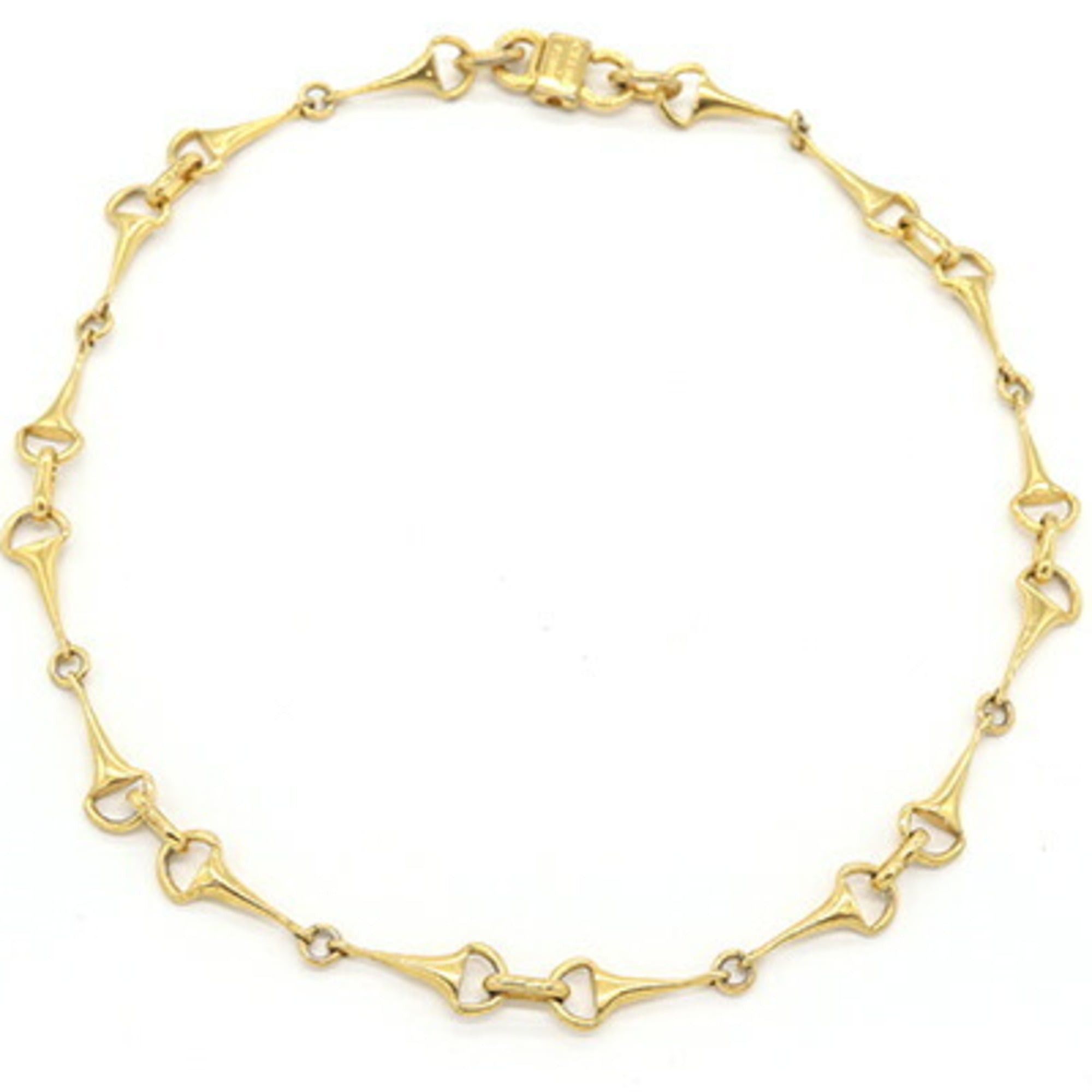 Celine Celine Necklace, Gold Metal Horsebit, Old Classic, Women's Size ONE SIZE - 2 Thumbnail