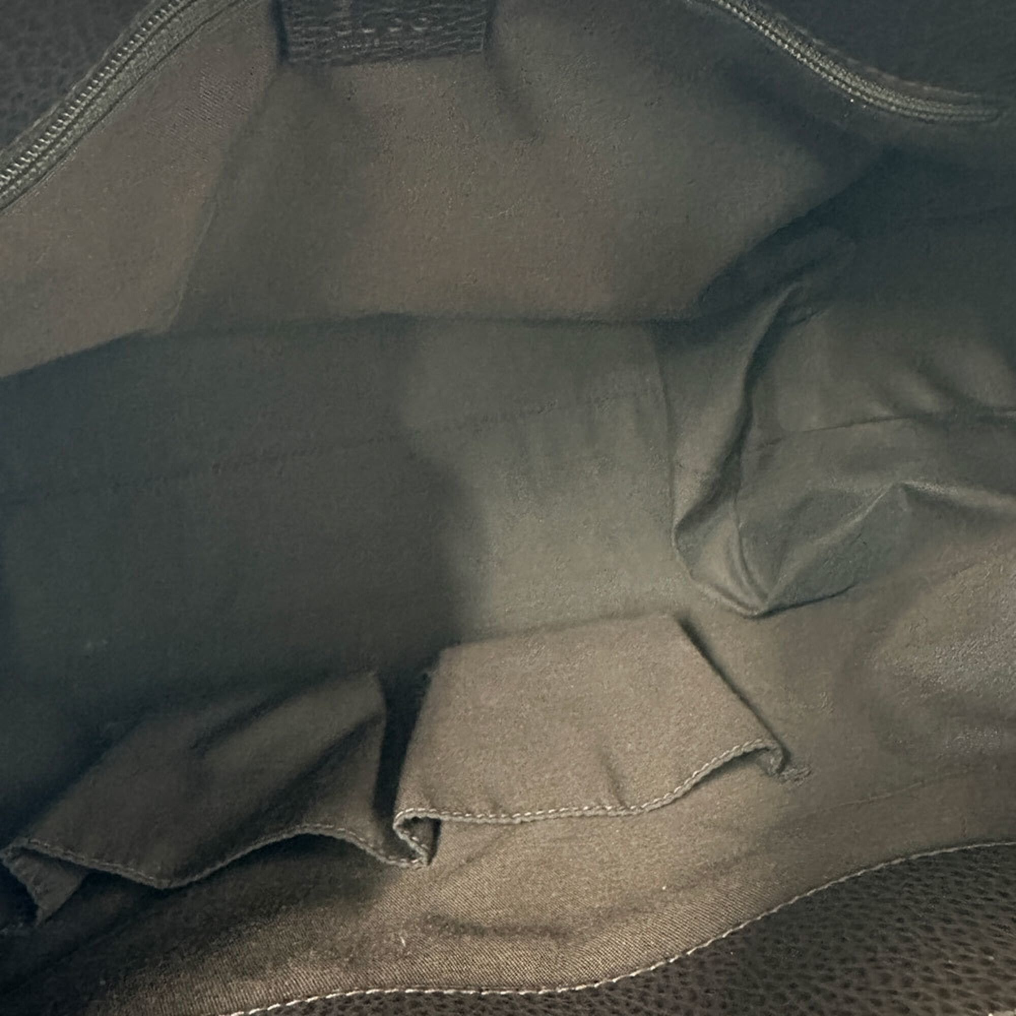 Gucci Gucci handbag, women's/men's, brand tote bag, leather, dark brown, 419689 Size ONE SIZE - 8 Thumbnail