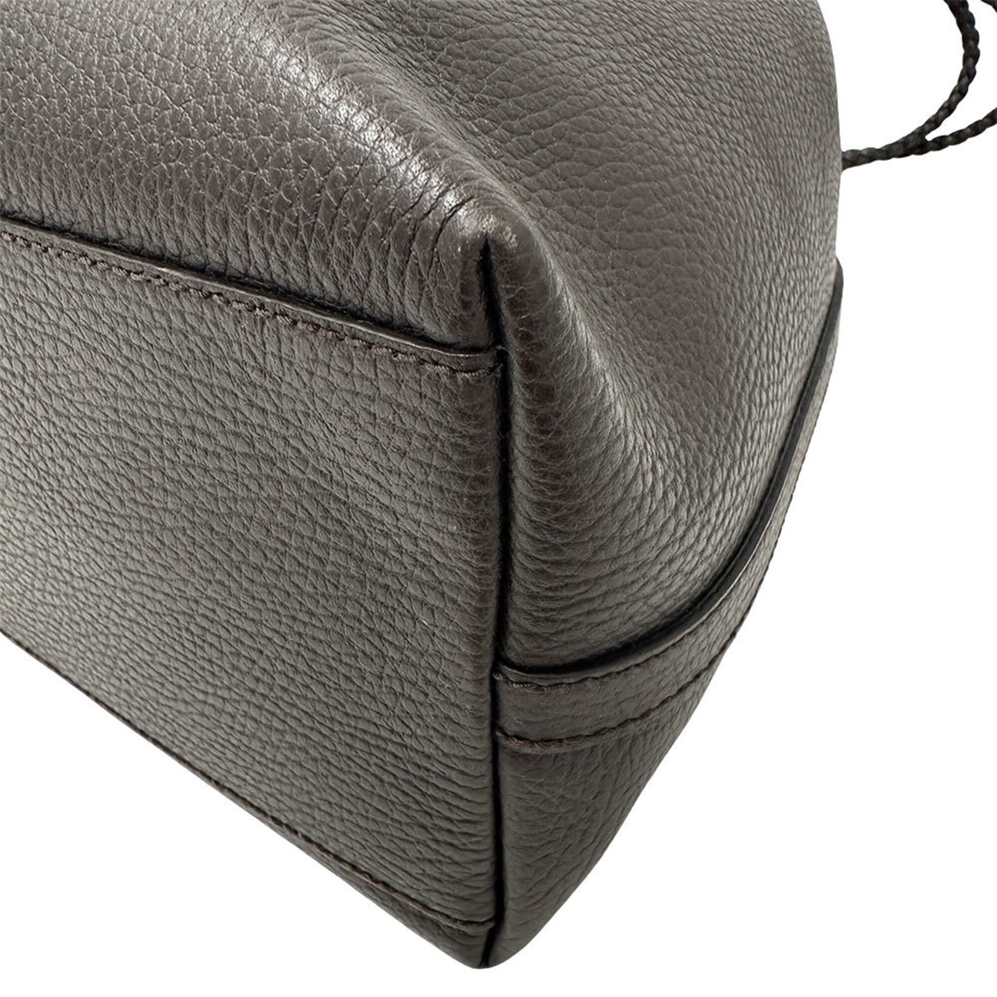 Gucci Gucci handbag, women's/men's, brand tote bag, leather, dark brown, 419689 Size ONE SIZE - 5 Thumbnail