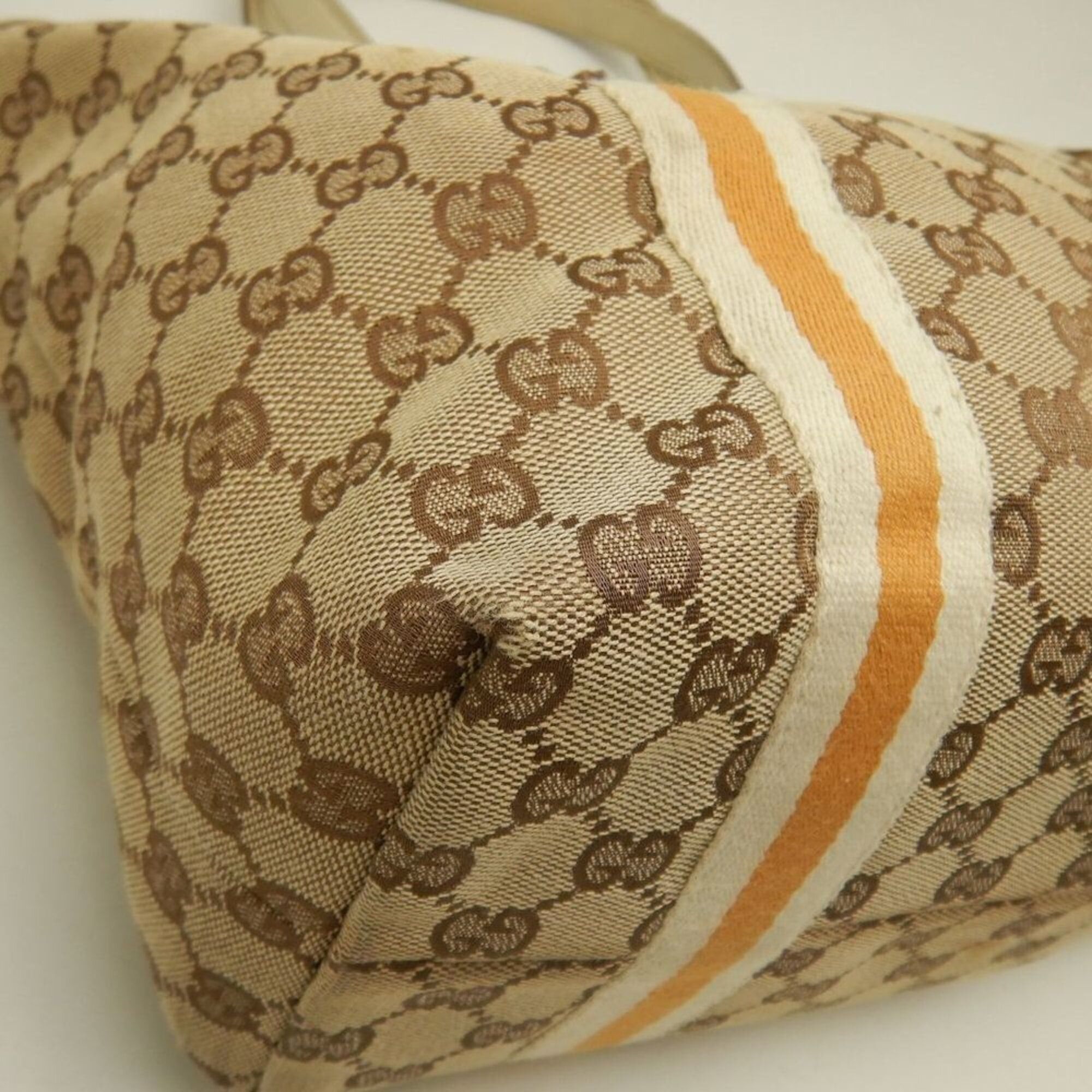 Gucci GUCCI Sherry Line 137896 Tote Bag GG Canvas Beige Women's 253812 Size ONE SIZE - 12 Thumbnail