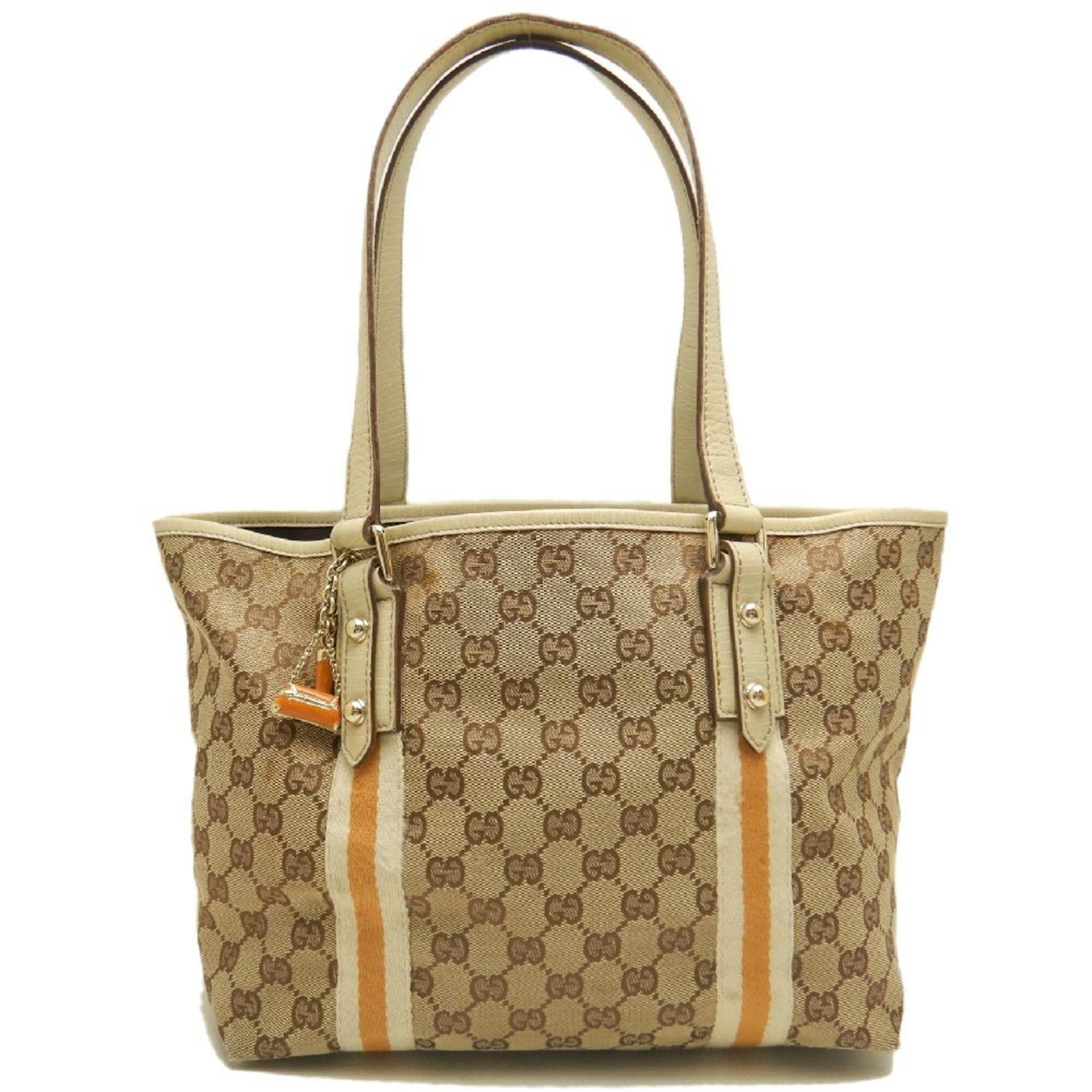Gucci GUCCI Sherry Line 137896 Tote Bag GG Canvas Beige Women's 253812 Size ONE SIZE - 2 Thumbnail