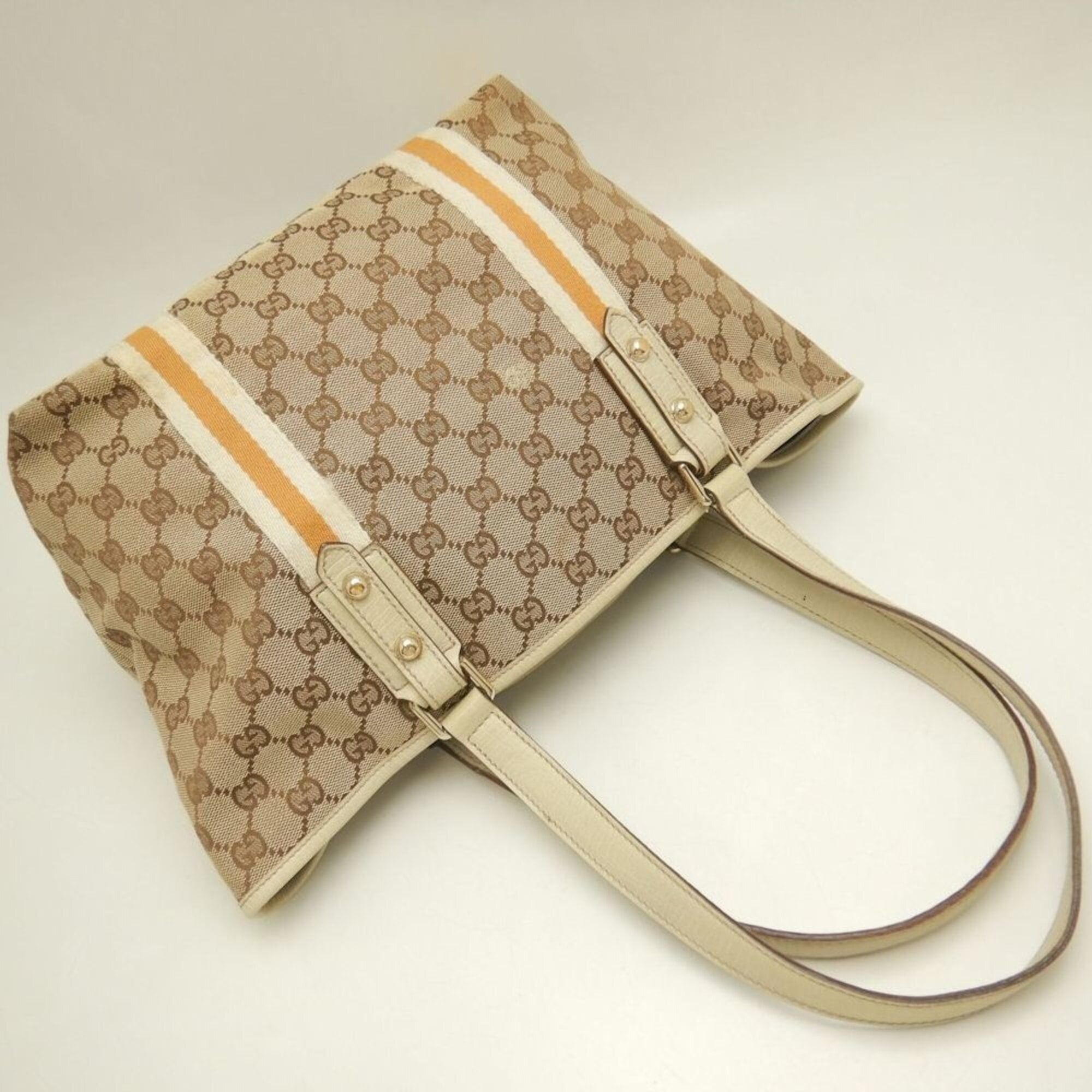 Gucci GUCCI Sherry Line 137896 Tote Bag GG Canvas Beige Women's 253812 Size ONE SIZE - 3 Thumbnail