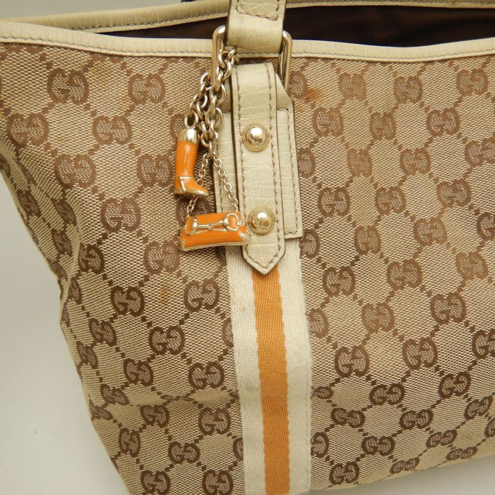 Gucci GUCCI Sherry Line 137896 Tote Bag GG Canvas Beige Women's 253812 Size ONE SIZE - 7 Thumbnail