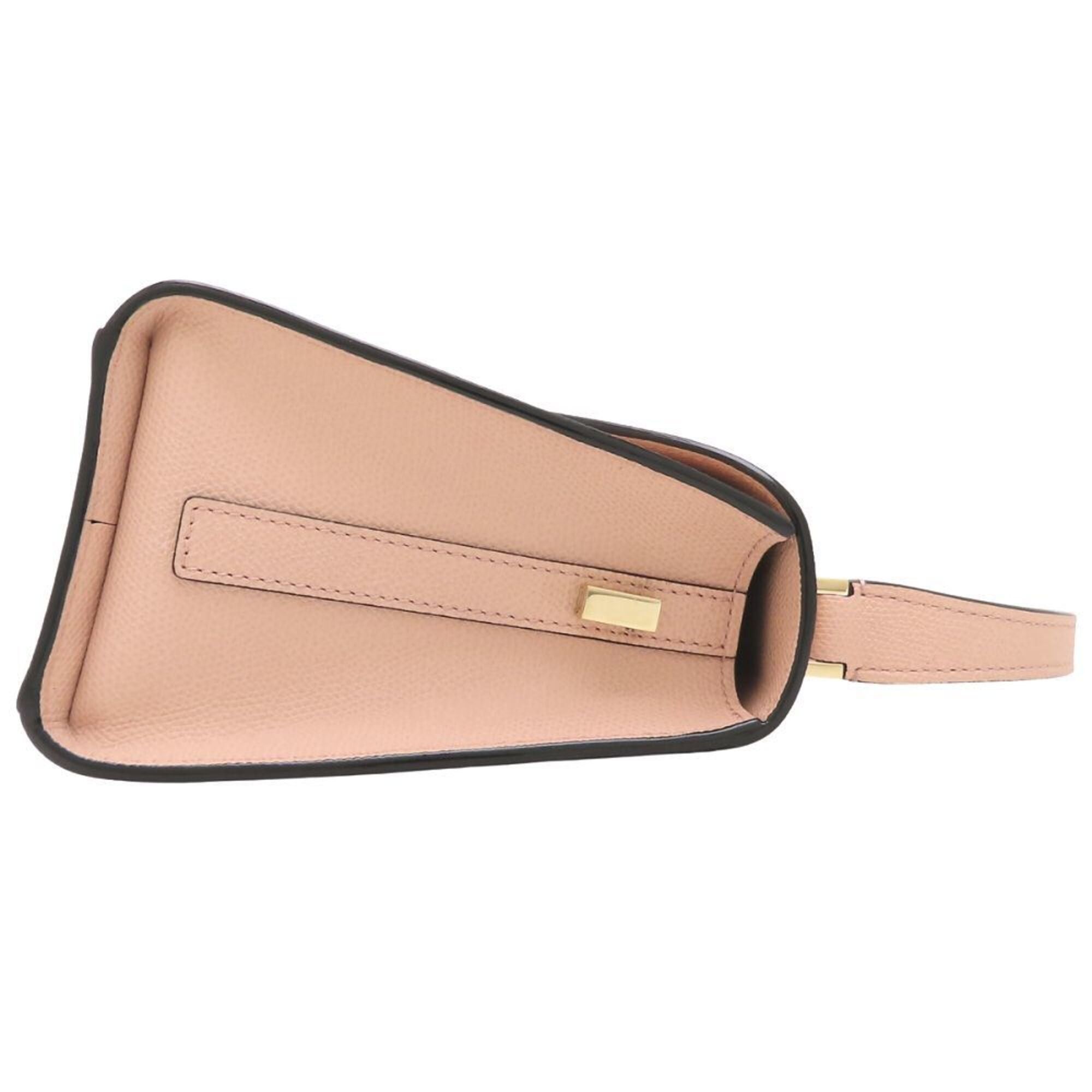 Valextra Valextra Mini Iside Soft Calfskin Handbag, Cheek Pink, Women's, WBES0036028 (Model Number: 353275) Size ONE SIZE - 3 Thumbnail