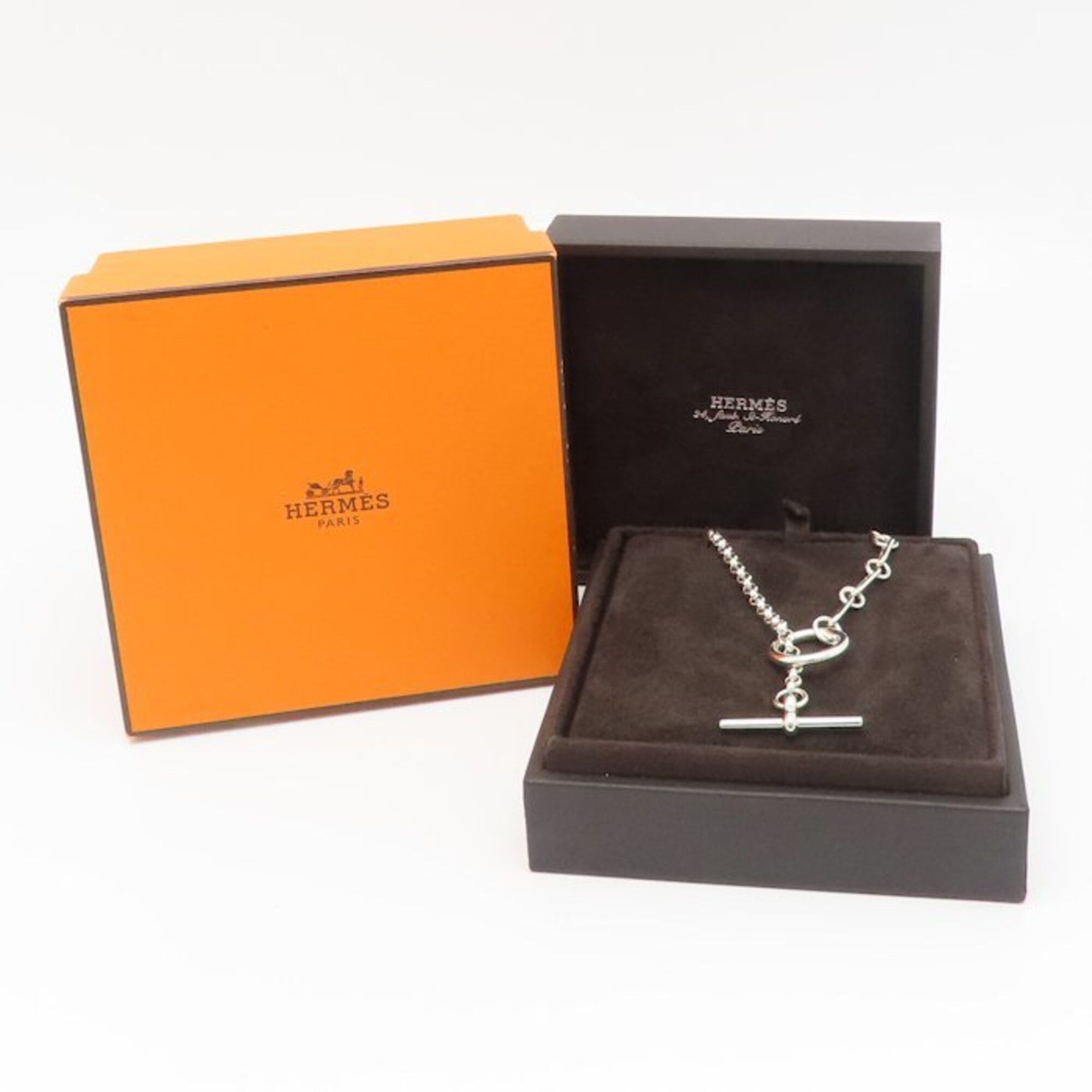 Hermes HERMES Chaine d'Ancre Punk Necklace, SV925, Women's, 295489 Size ONE SIZE - 7 Thumbnail