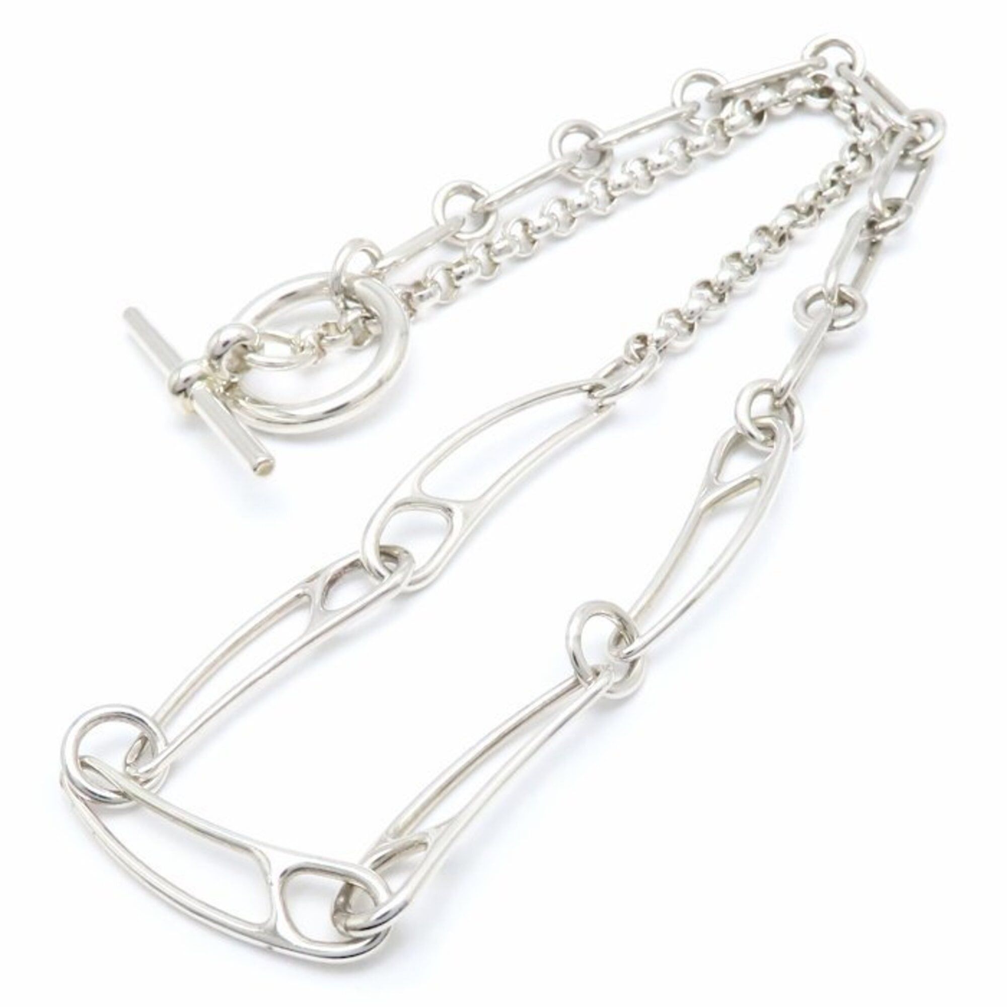 Hermes HERMES Chaine d'Ancre Punk Necklace, SV925, Women's, 295489 Size ONE SIZE - 2 Thumbnail