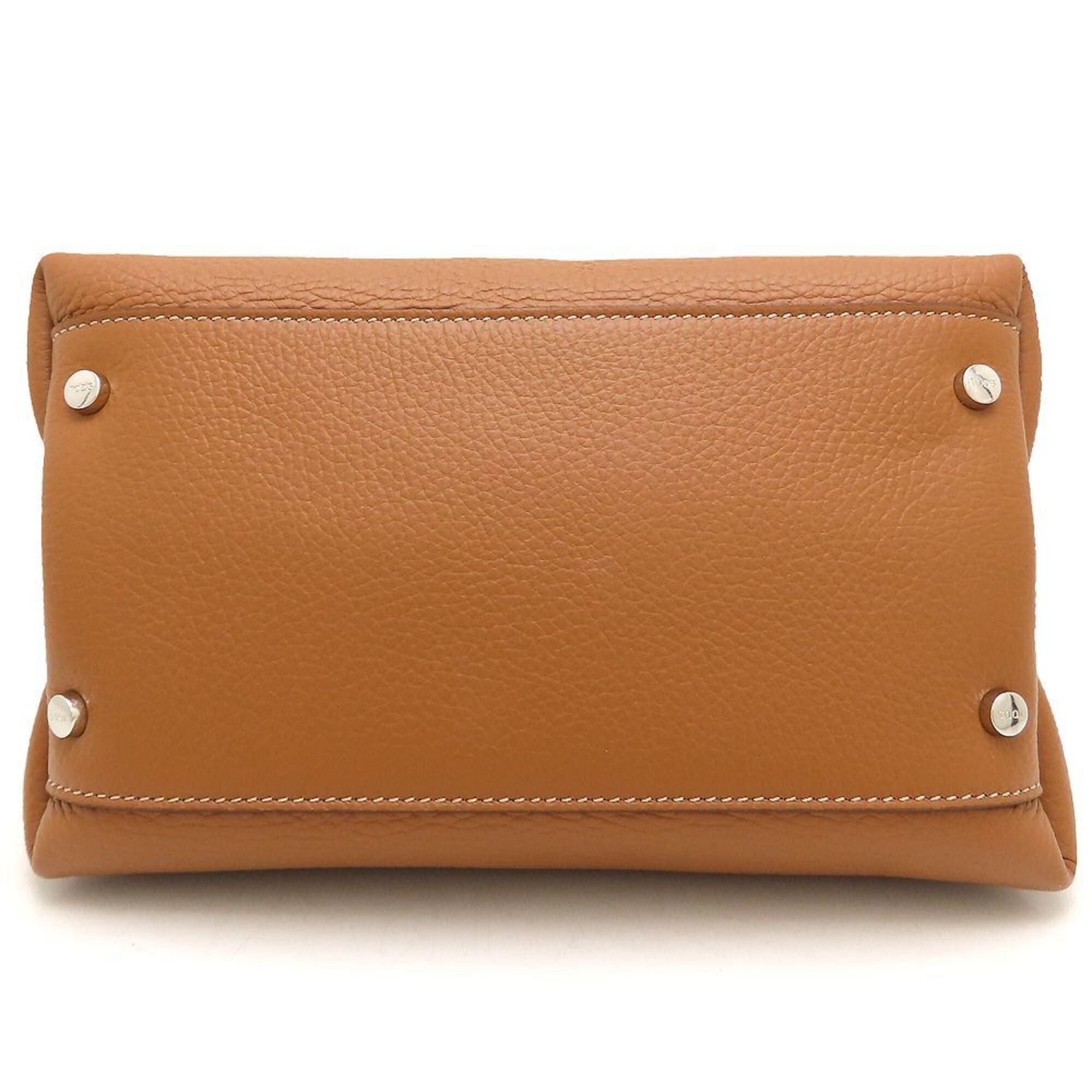 Tod's Tod's TOD’S Tod’s Leather Bag Micro T Timeless 2-Way XBWAPAEL000QRI9P13 Handbag Brown Women’s 353266 Size ONE SIZE - 4 Thumbnail
