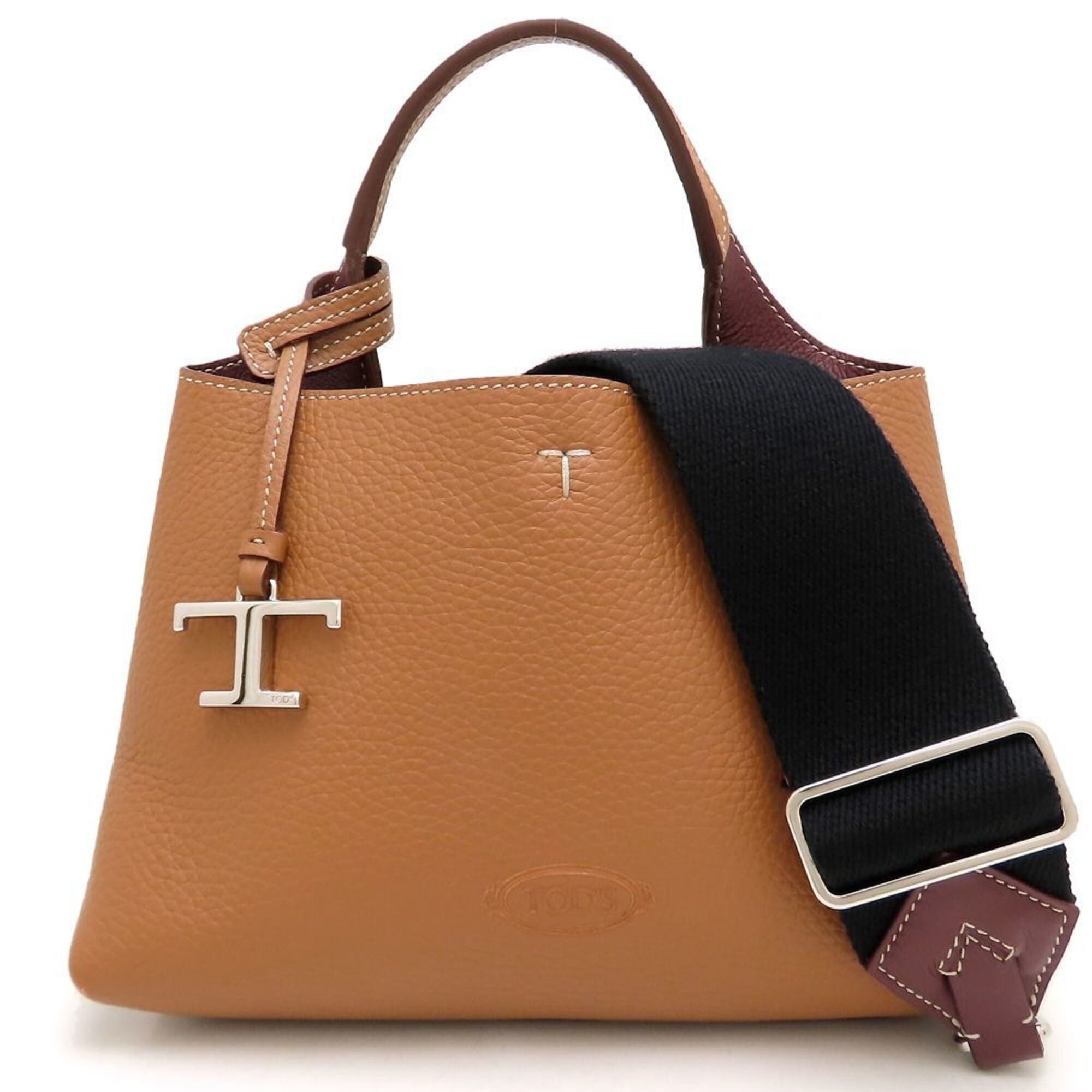 Tod's Tod's TOD’S Tod’s Leather Bag Micro T Timeless 2-Way XBWAPAEL000QRI9P13 Handbag Brown Women’s 353266 Size ONE SIZE - 2 Thumbnail