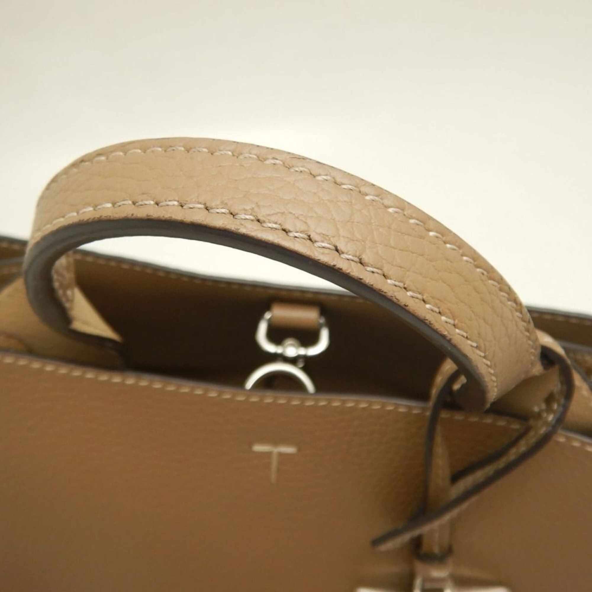 Tod's Tod's TOD’S T-Timeless Micro Handbag, Leather, Brown, Women's, 253832 Size ONE SIZE - 9 Thumbnail