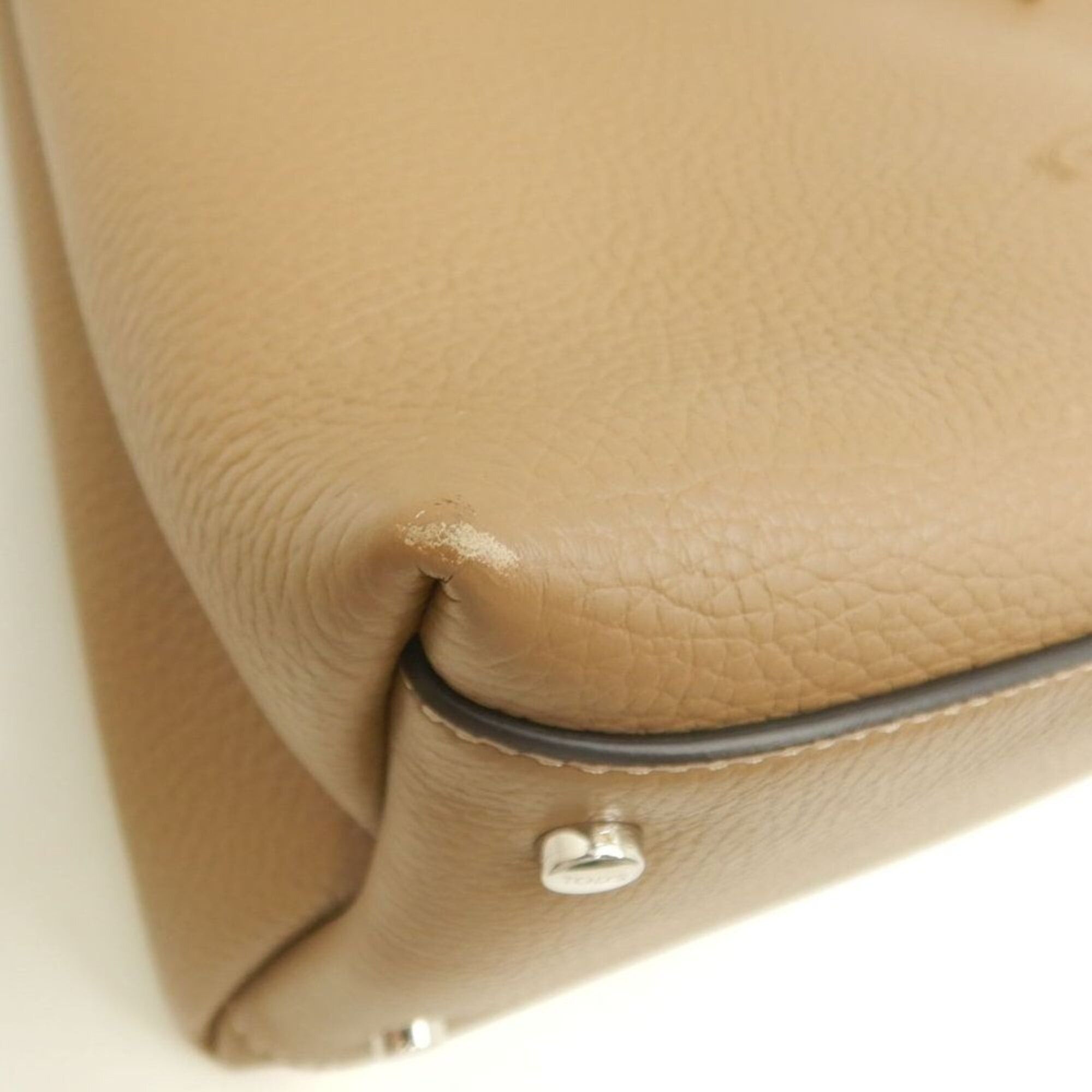 Tod's Tod's TOD’S T-Timeless Micro Handbag, Leather, Brown, Women's, 253832 Size ONE SIZE - 11 Thumbnail