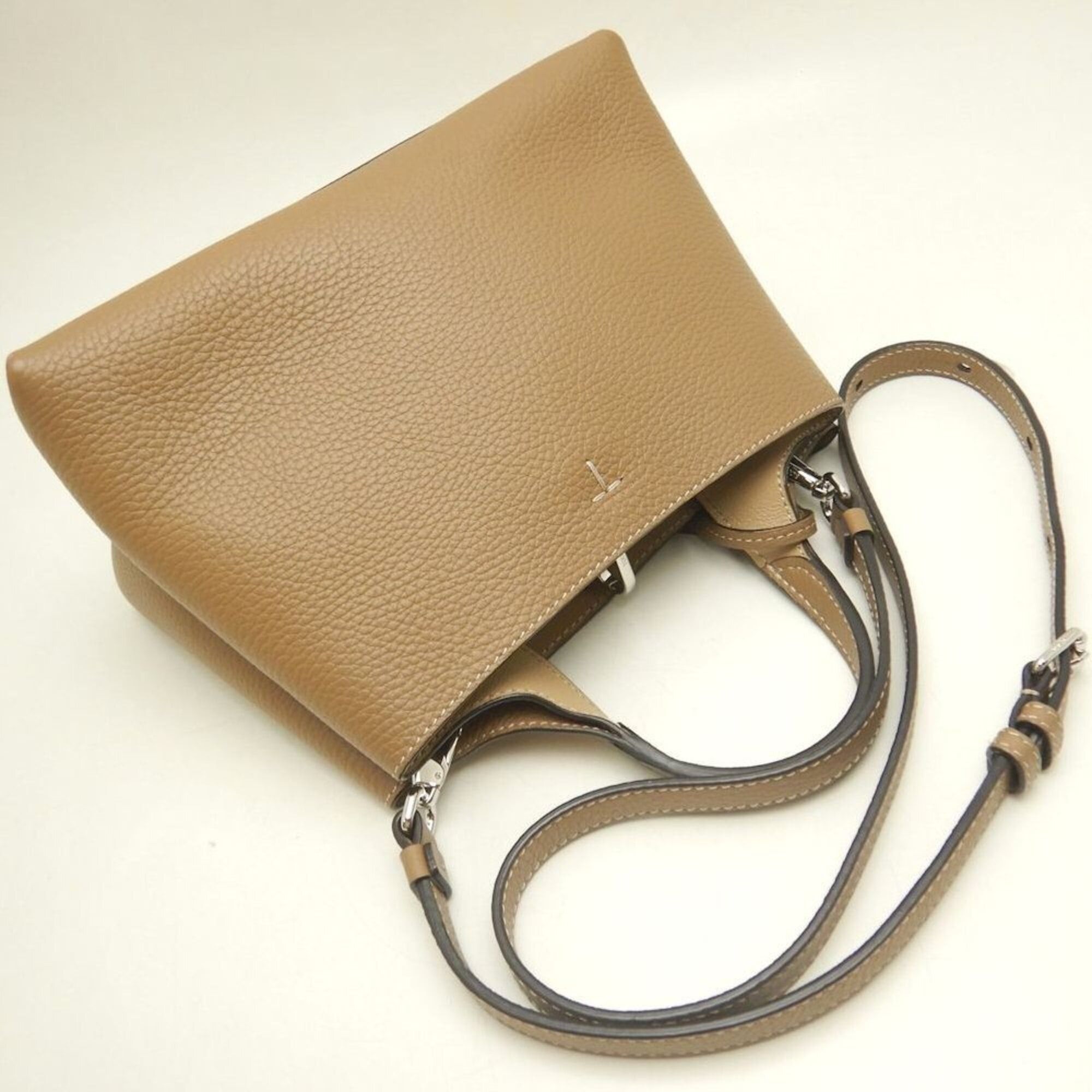 Tod's Tod's TOD’S T-Timeless Micro Handbag, Leather, Brown, Women's, 253832 Size ONE SIZE - 4 Thumbnail