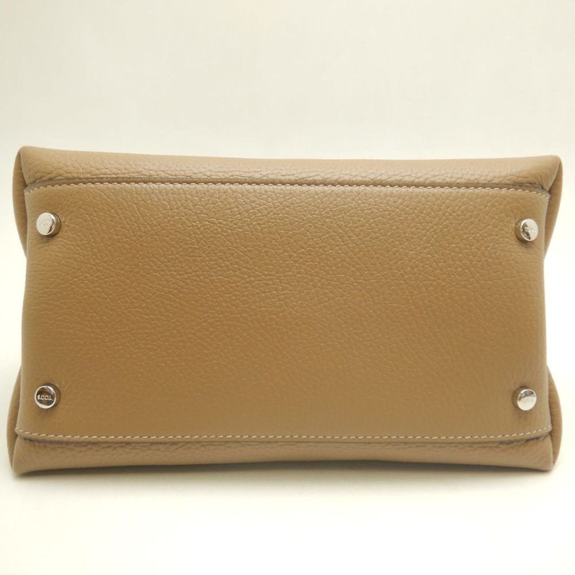 Tod's Tod's TOD’S T-Timeless Micro Handbag, Leather, Brown, Women's, 253832 Size ONE SIZE - 8 Thumbnail