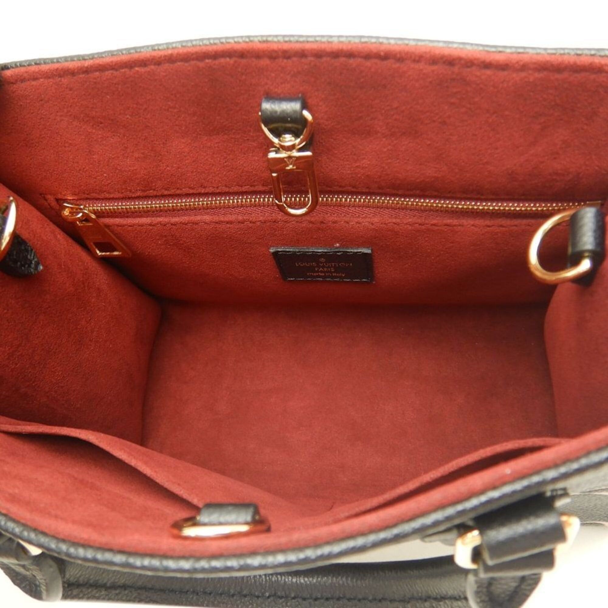 Louis Vuitton Louis Vuitton Bicolor Monogram OnTheGo PM M45659 Handbag Black Empreinte Beige Women's 253836 Size ONE SIZE - 6 Thumbnail