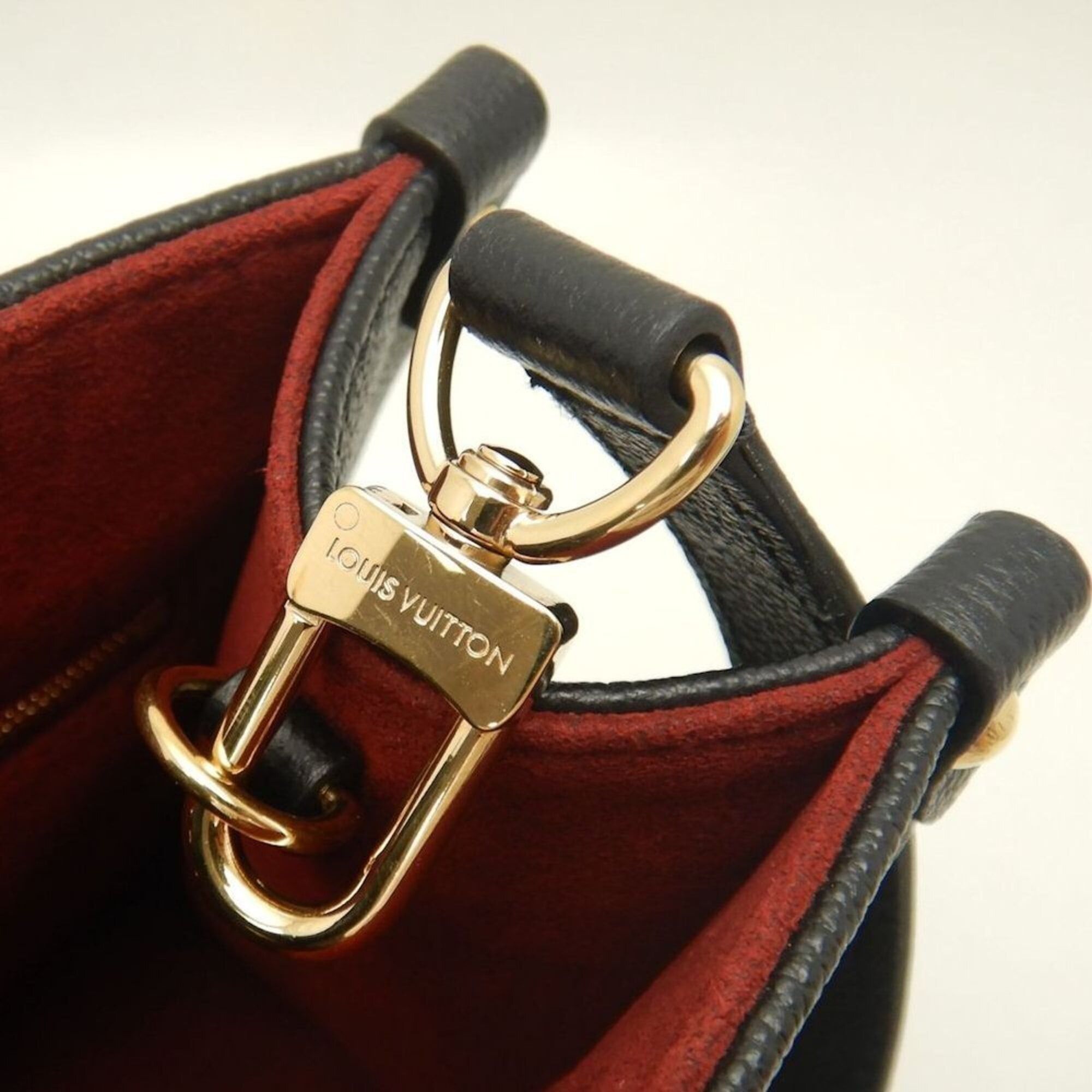 Louis Vuitton Louis Vuitton Bicolor Monogram OnTheGo PM M45659 Handbag Black Empreinte Beige Women's 253836 Size ONE SIZE - 11 Thumbnail
