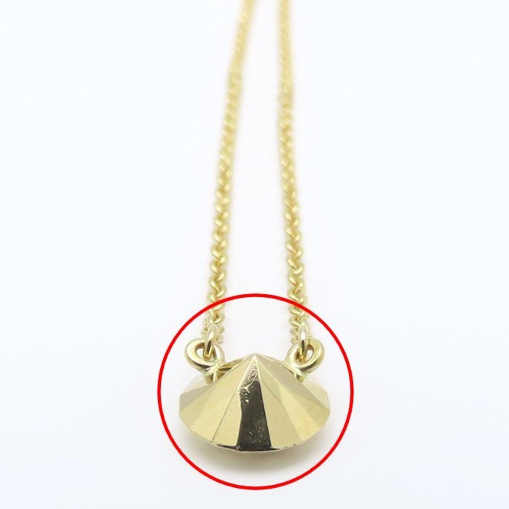 Tiffany & Co. TIFFANY&Co. Tiffany Facet Necklace, Elsa Peretti, 18K Yellow Gold, Women's, 295521 Size ONE SIZE - 5 Thumbnail