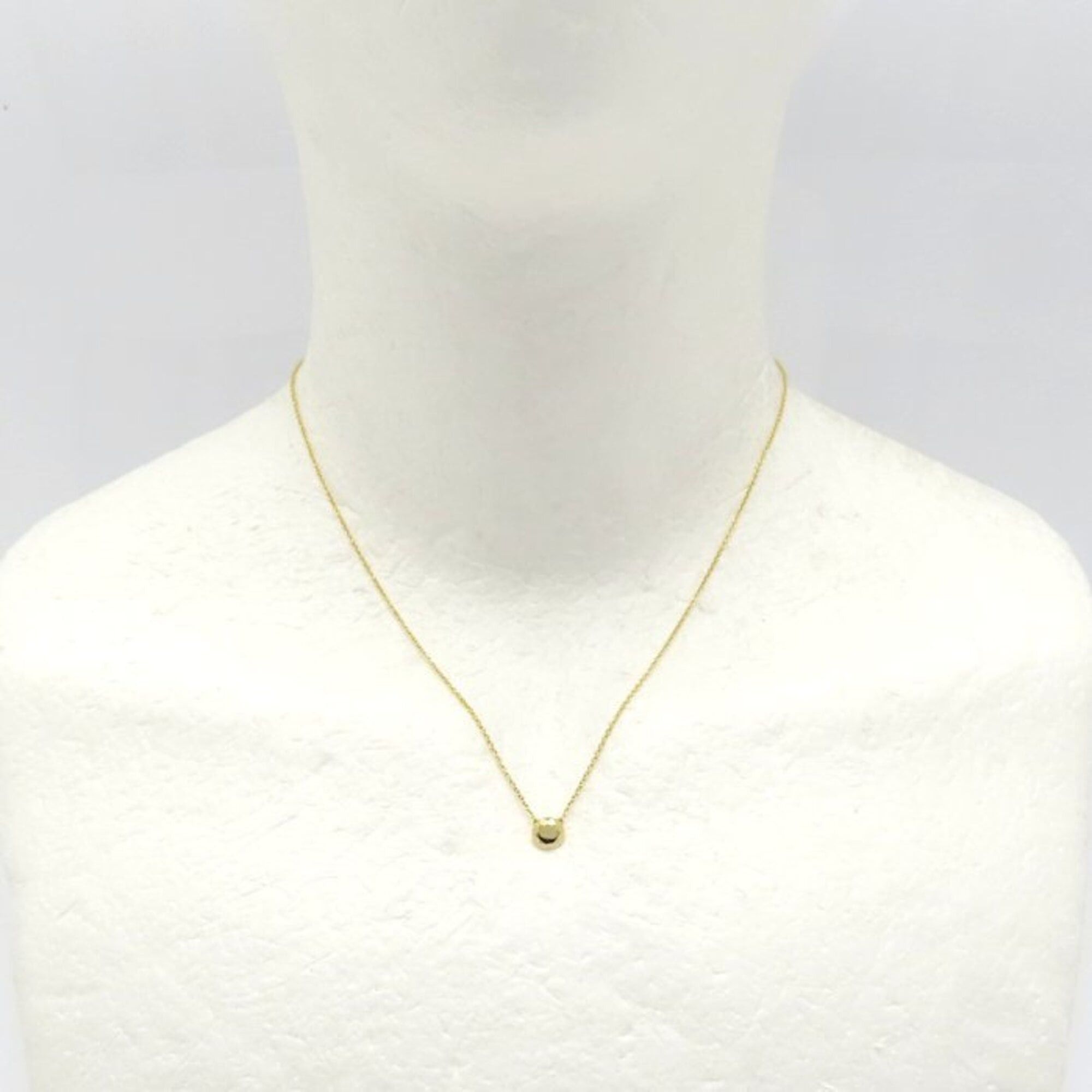 Tiffany & Co. TIFFANY&Co. Tiffany Facet Necklace, Elsa Peretti, 18K Yellow Gold, Women's, 295521 Size ONE SIZE - 3 Thumbnail