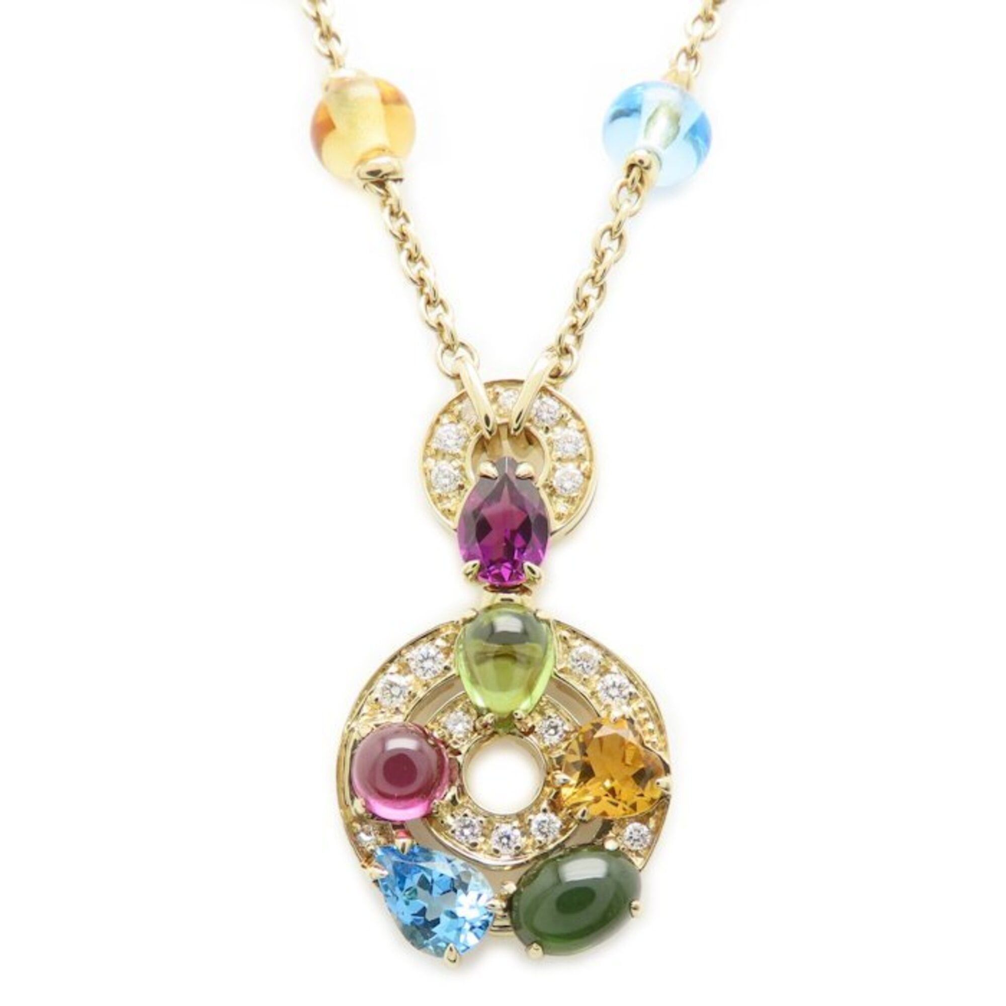 Bvlgari BVLGARI Bulgari Astrale Cerchi Necklace Diamond Multi-Stone 18K Yellow Gold Women's 295512 Size ONE SIZE - 2 Thumbnail