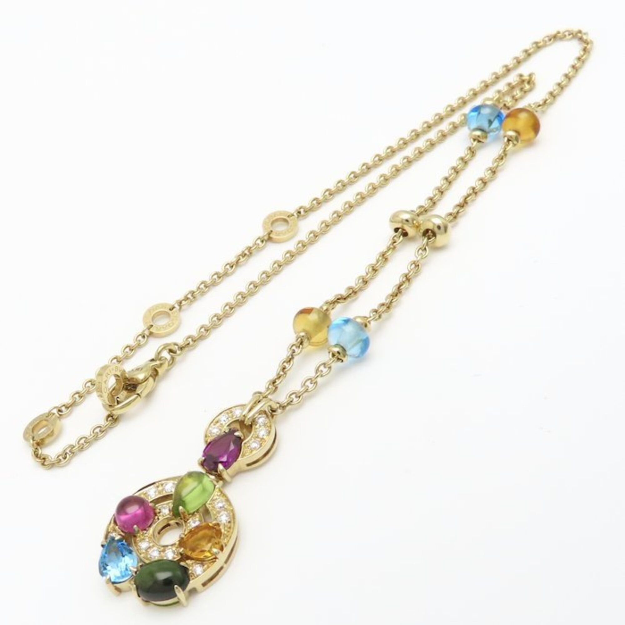 Bvlgari BVLGARI Bulgari Astrale Cerchi Necklace Diamond Multi-Stone 18K Yellow Gold Women's 295512 Size ONE SIZE - 4 Thumbnail